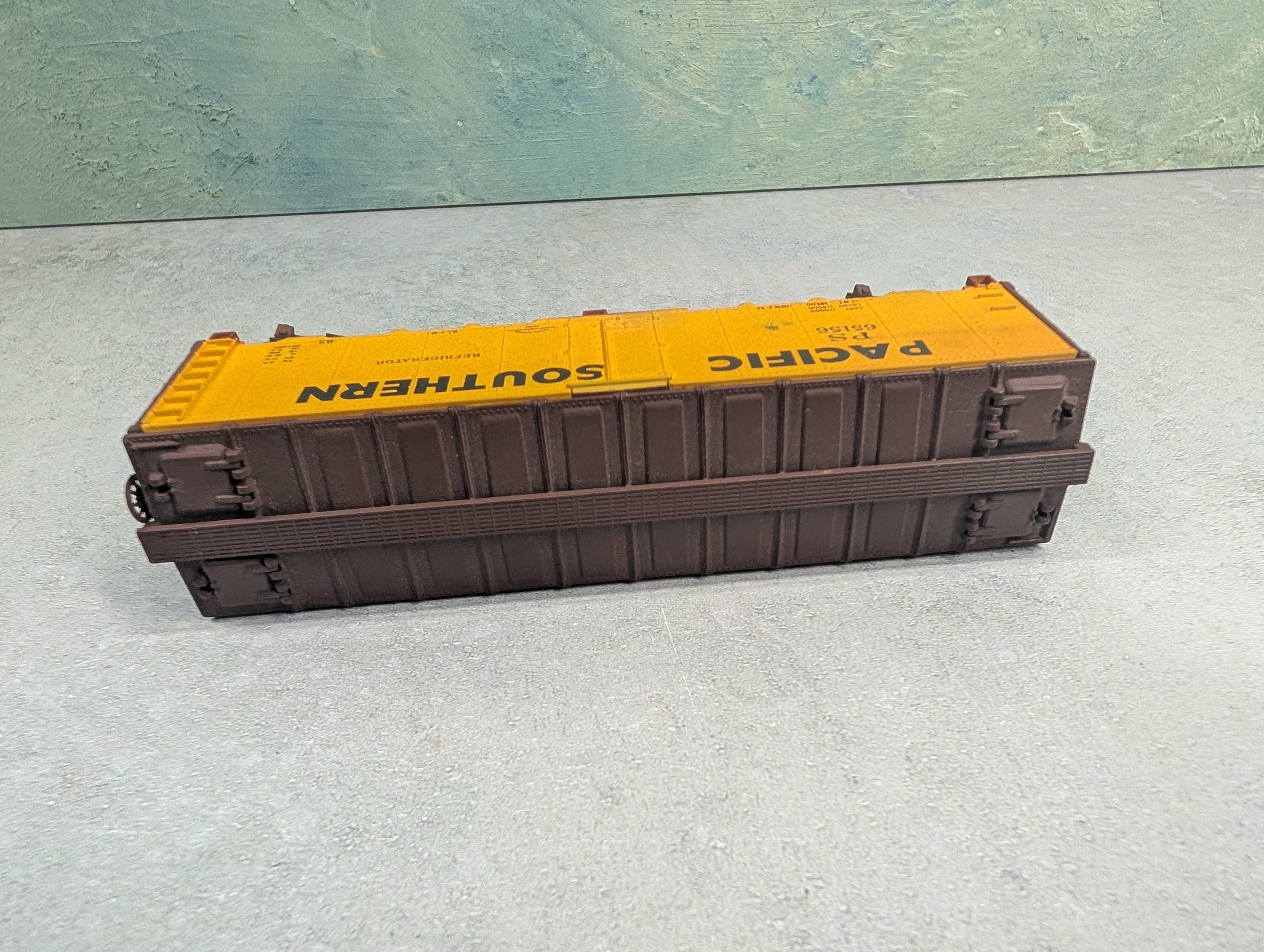 USED Athearn HO Scale 40' Box Car Pacific Southern PS #65156 Weathered