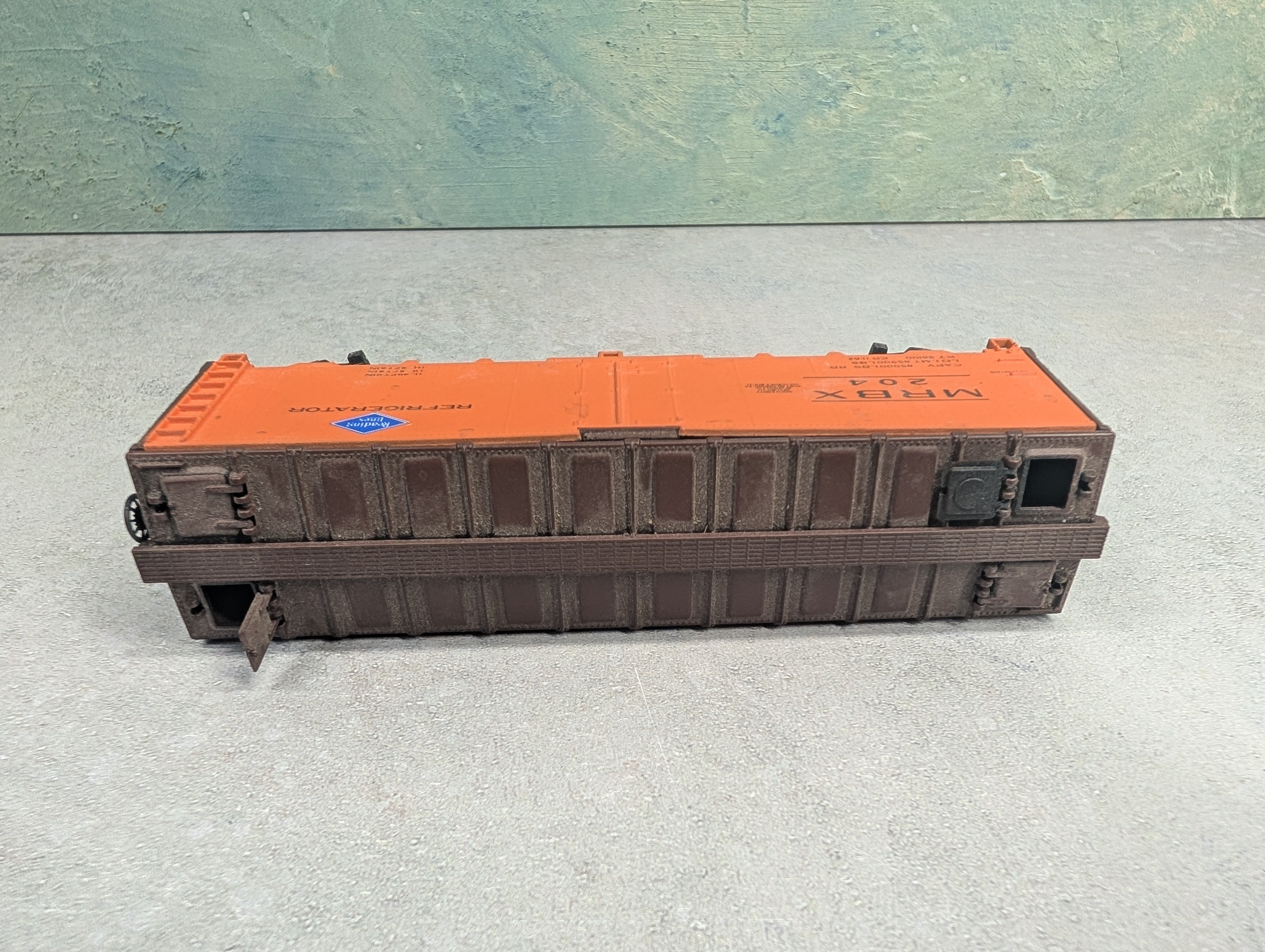 USED Athearn HO Scale 40' Box Car Reading Lines MRBX #204 Decalled