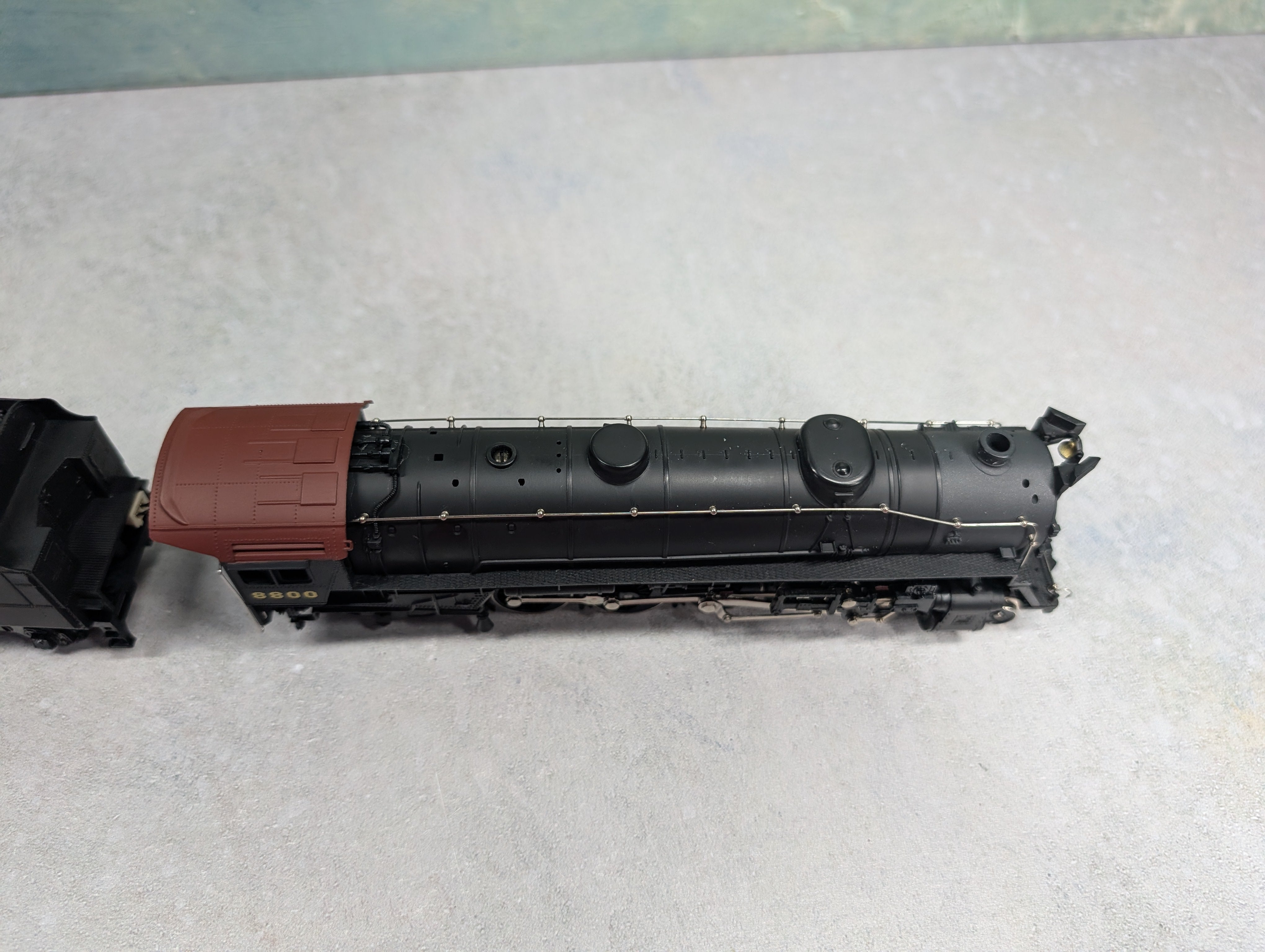 USED IHC M621 HO Scale 4-8-2 Mountain Steam Locomotive Pennsylvania #8800 Runs Great! DC