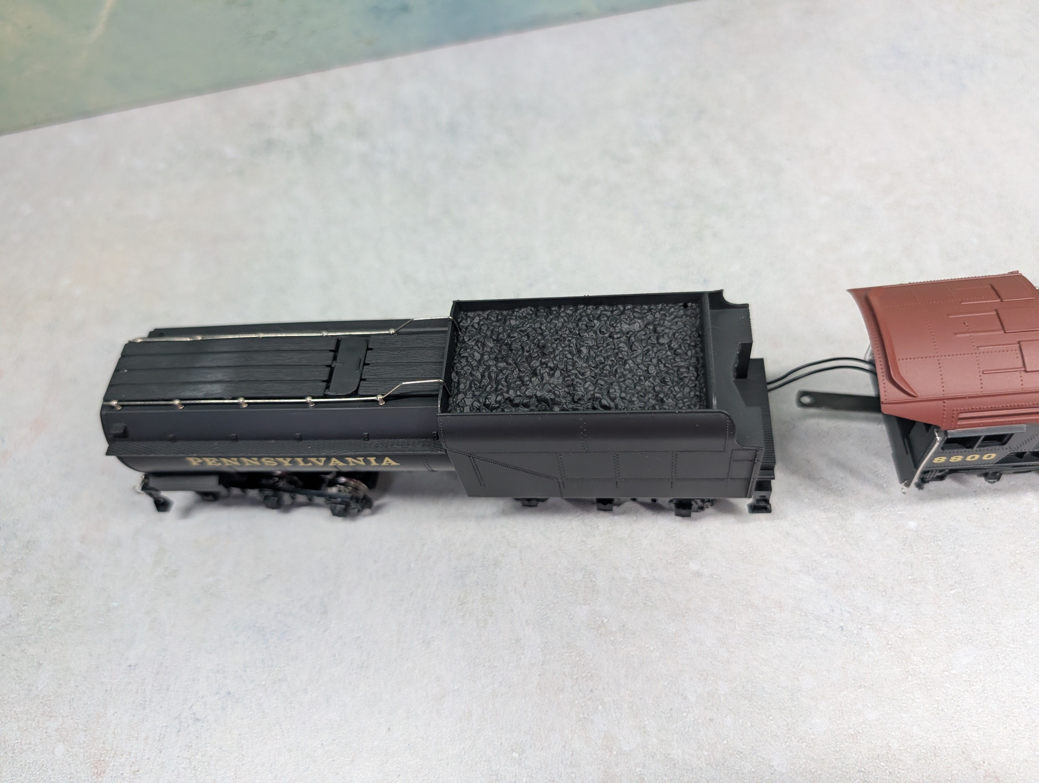 USED IHC M621 HO Scale 4-8-2 Mountain Steam Locomotive Pennsylvania #8800 Runs Great! DC