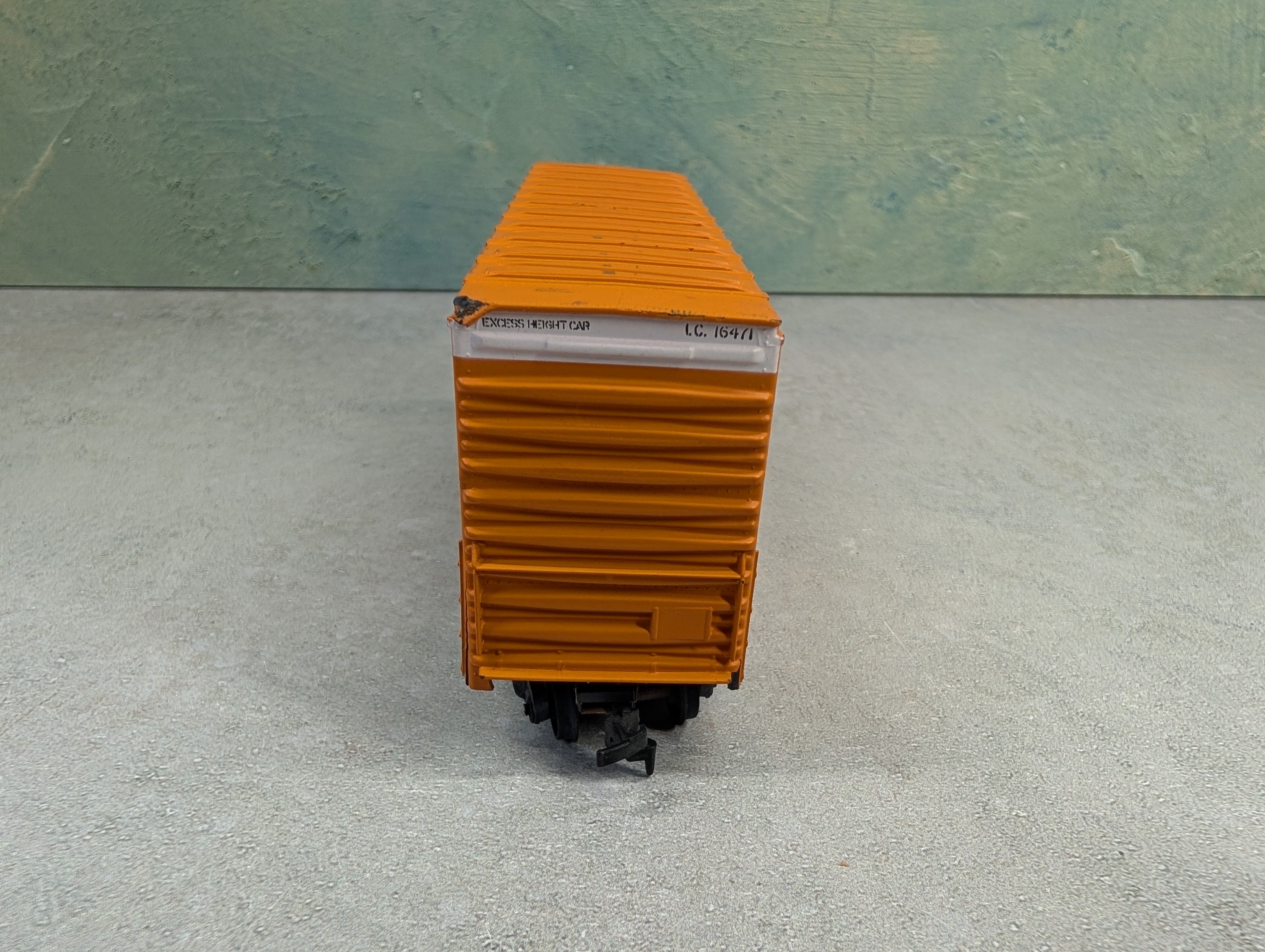 USED Athearn HO Scale HI-Cube Box Car Illinois Central IC #16471 w/ Roller Bearing Trucks