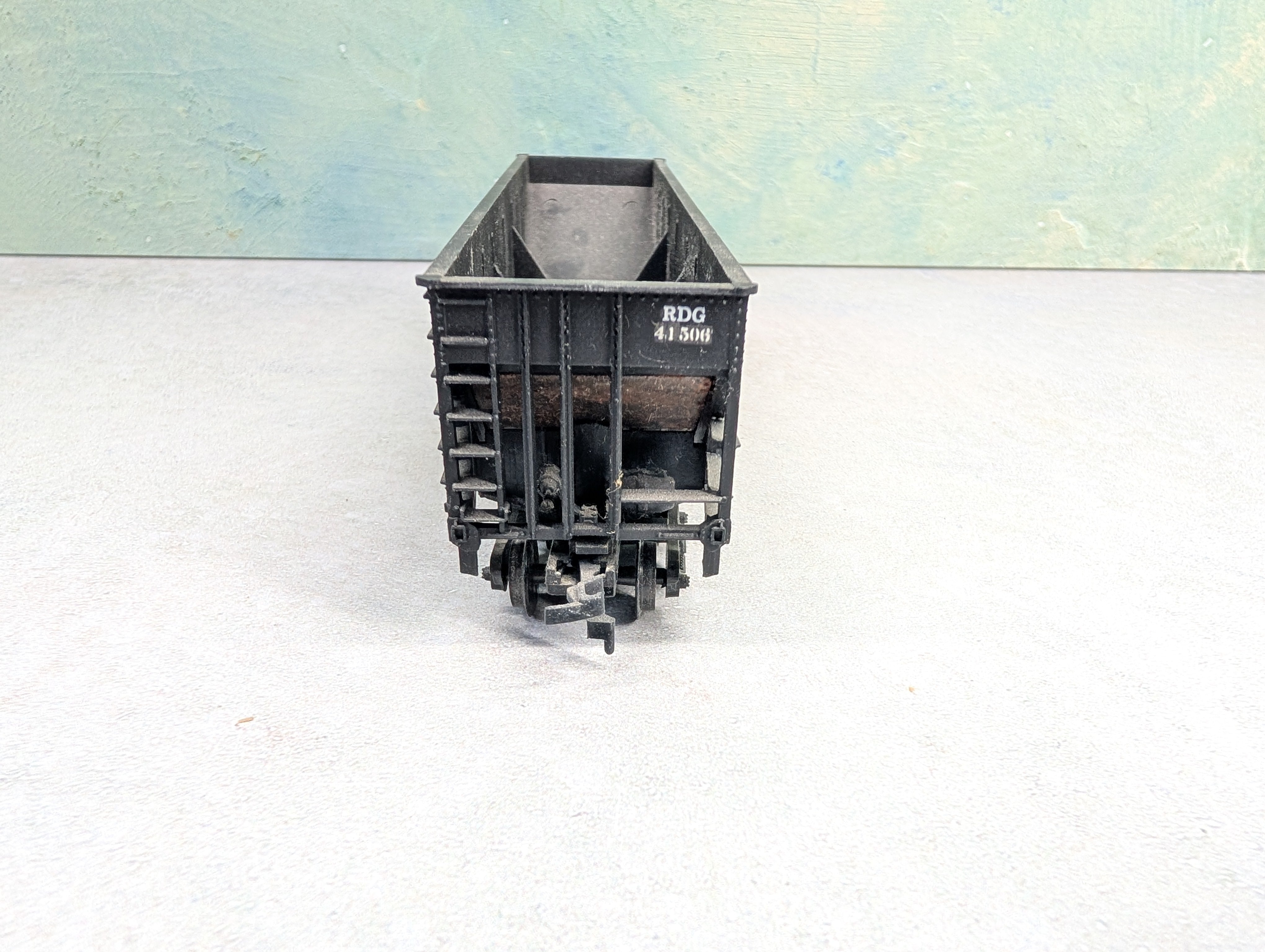 USED HO Scale 3 Bay Open Hopper Reading RDG #41506 Decal Road Number