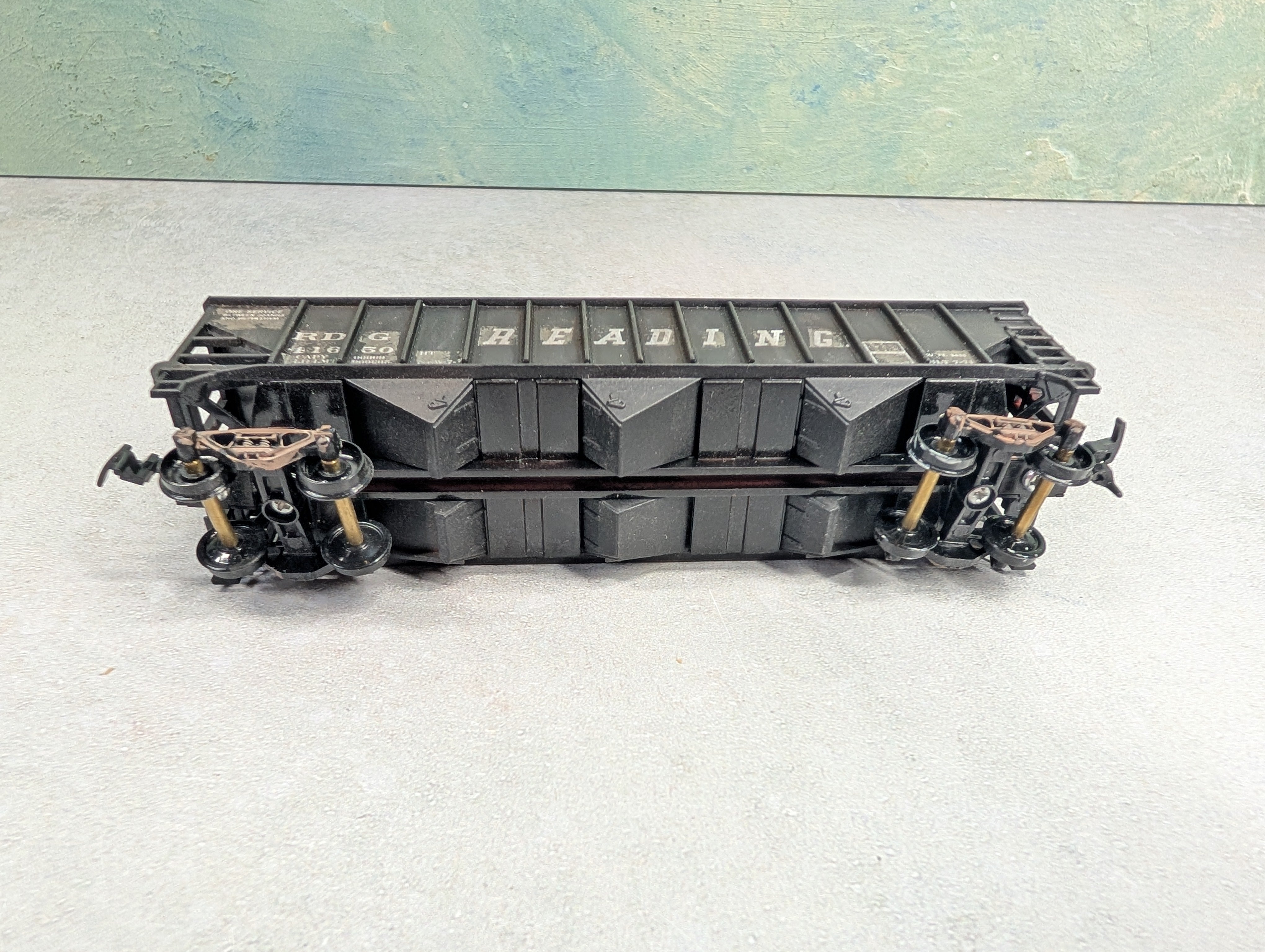 USED HO Scale 3 Bay Open Hopper Reading RDG #41650 Decal