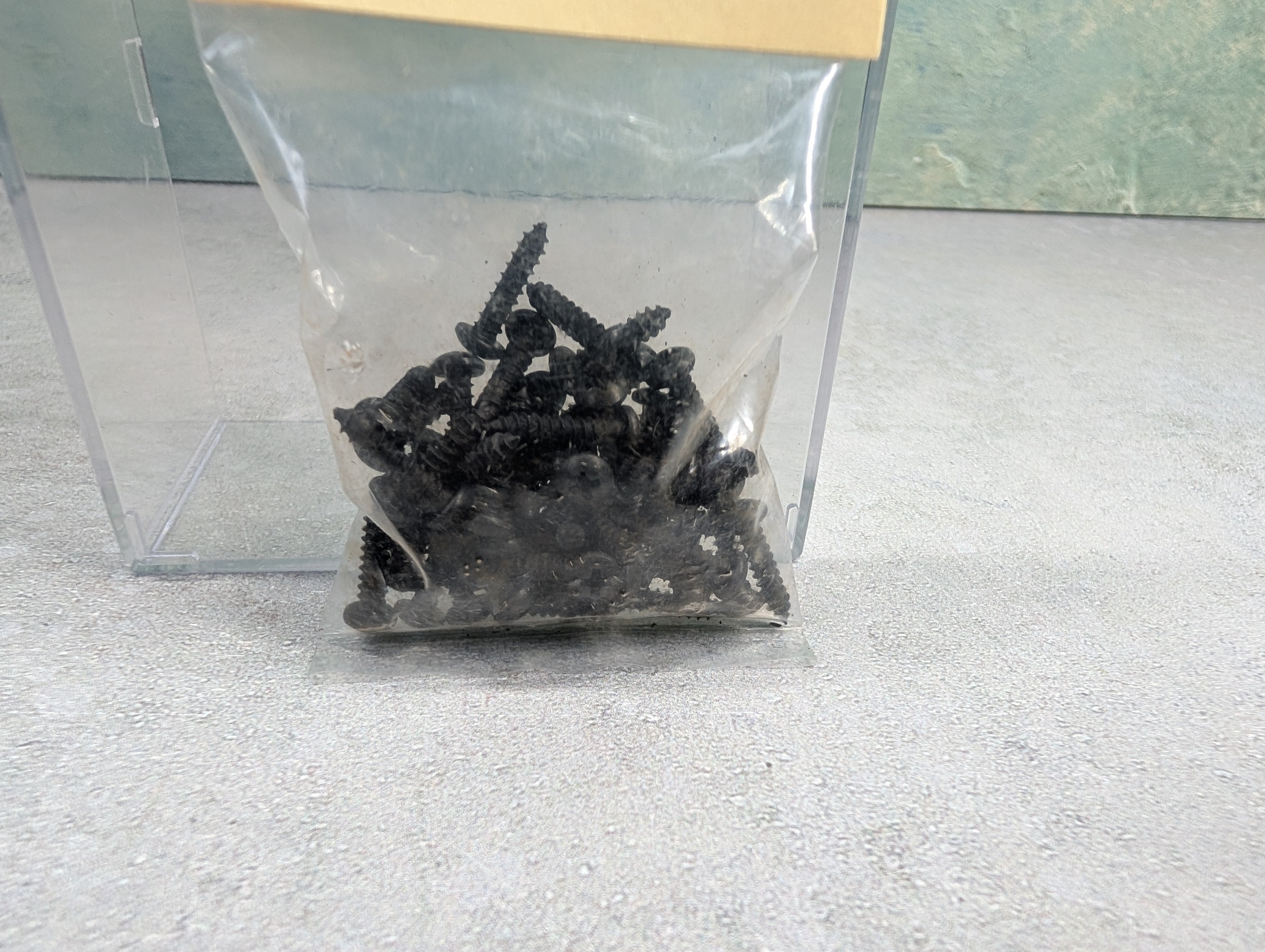 Gargraves 807 O 4 x 12" Black Phillips Head Track Screws (50 pcs)