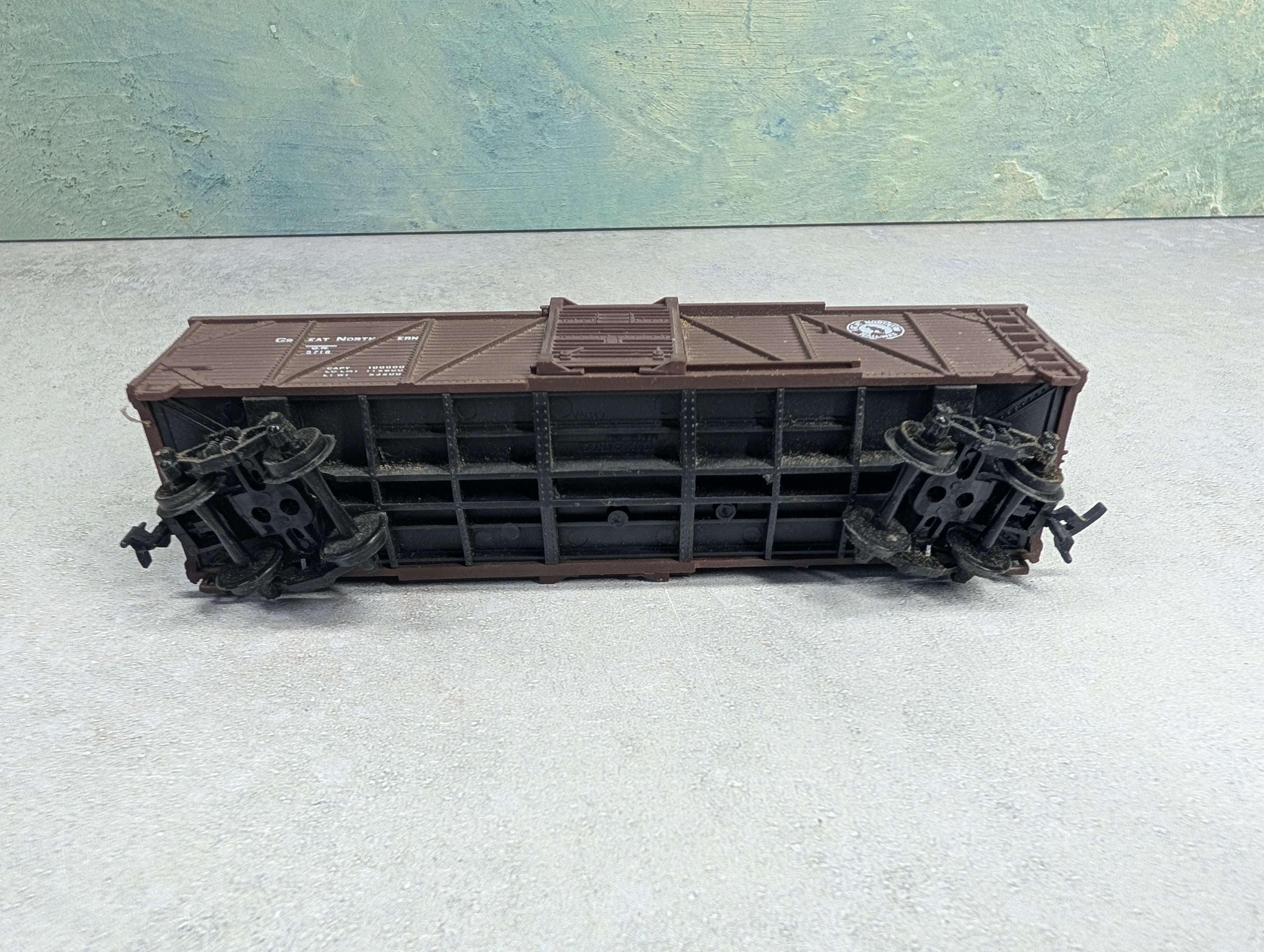 USED Life-Like HO Scale 42' Wooden Box Car Great Northern GN #5718
