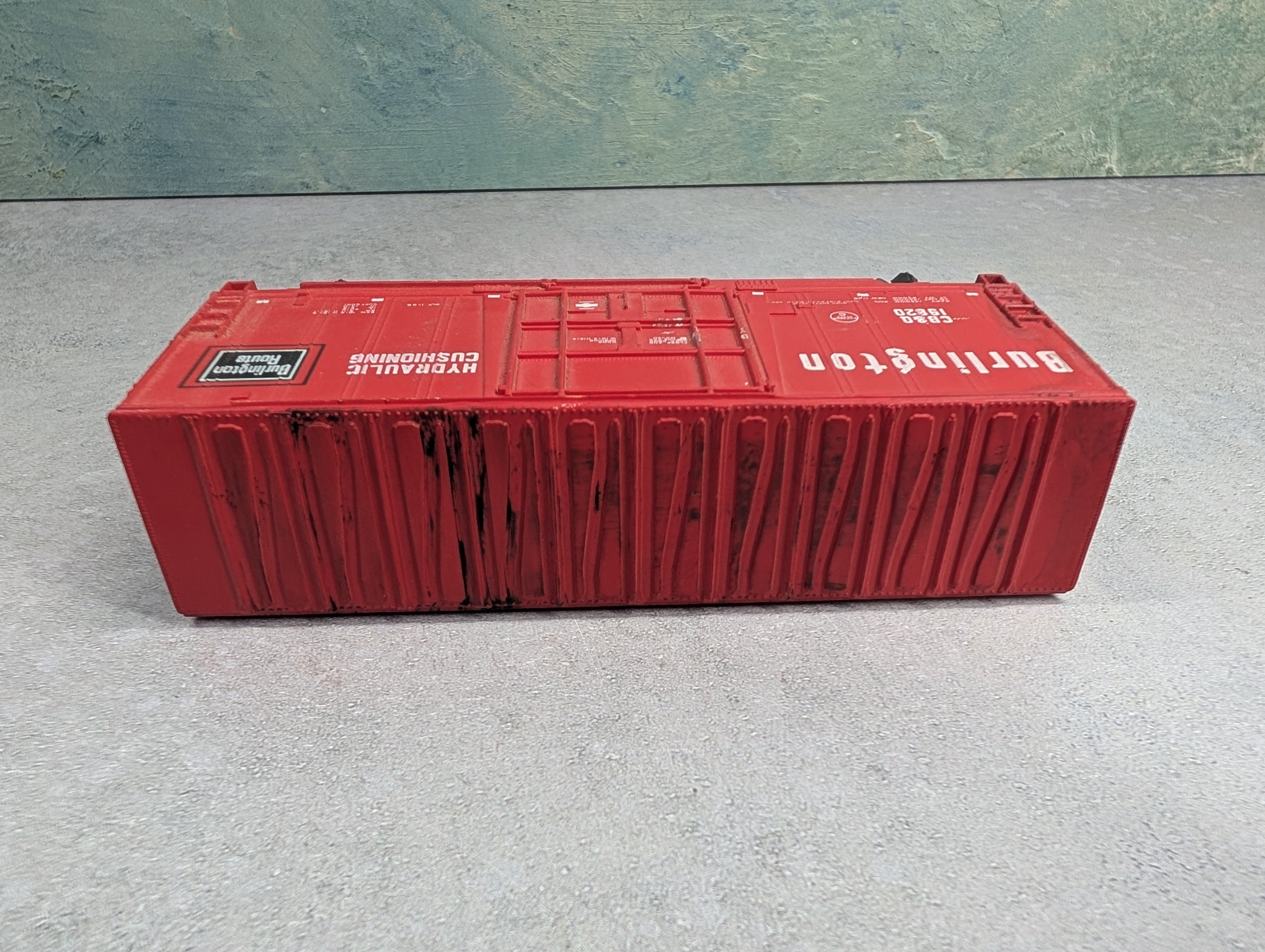 USED Bachmann HO Scale 40' Hi-Cube Box Car Burlington CB&Q #19820