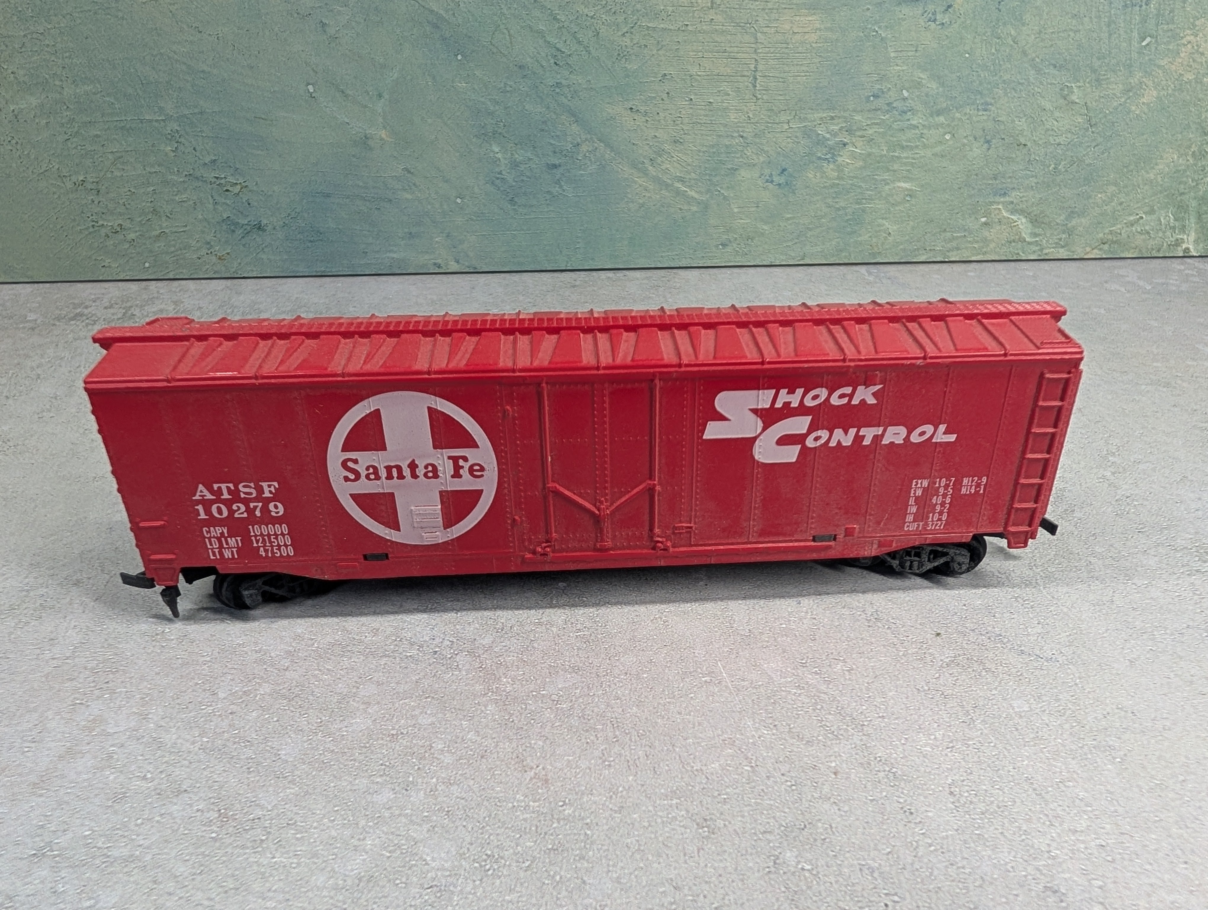 USED Bachmann HO Scale 50' Box Car Santa Fe ATSF #10279