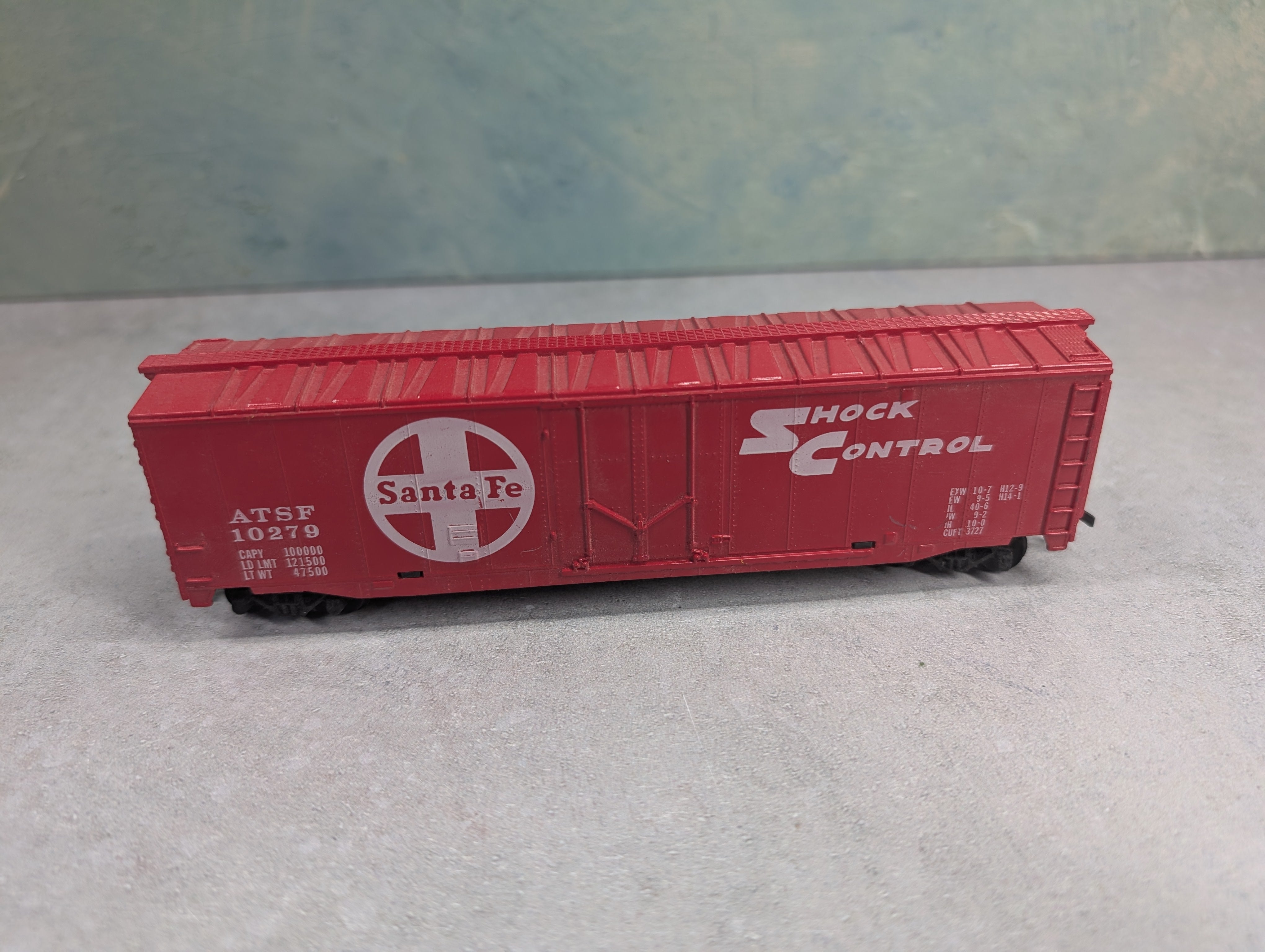 USED Bachmann HO Scale 50' Box Car Santa Fe ATSF #10279