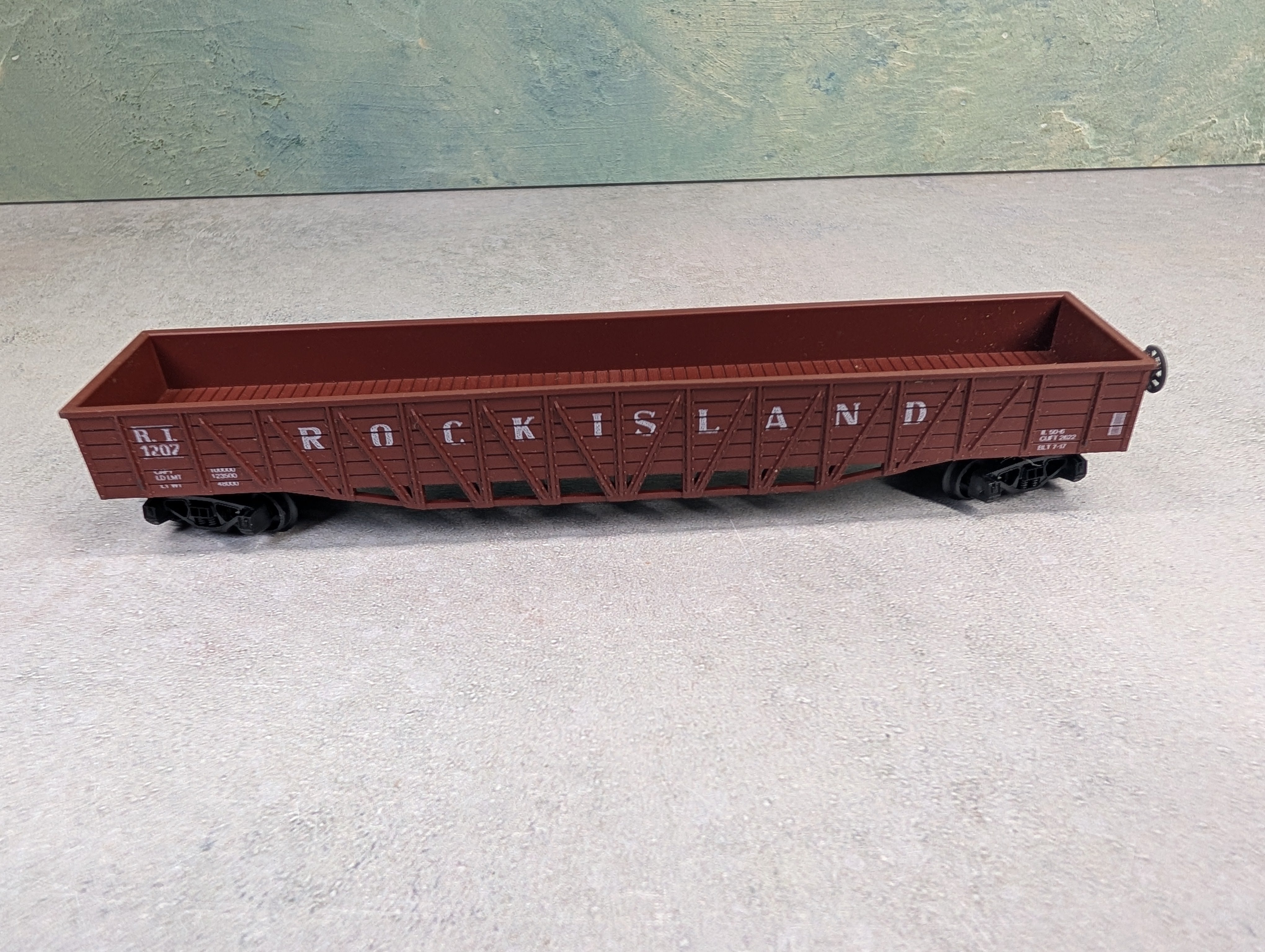 USED AHM HO Scale Gondola Rock Island RI #1207