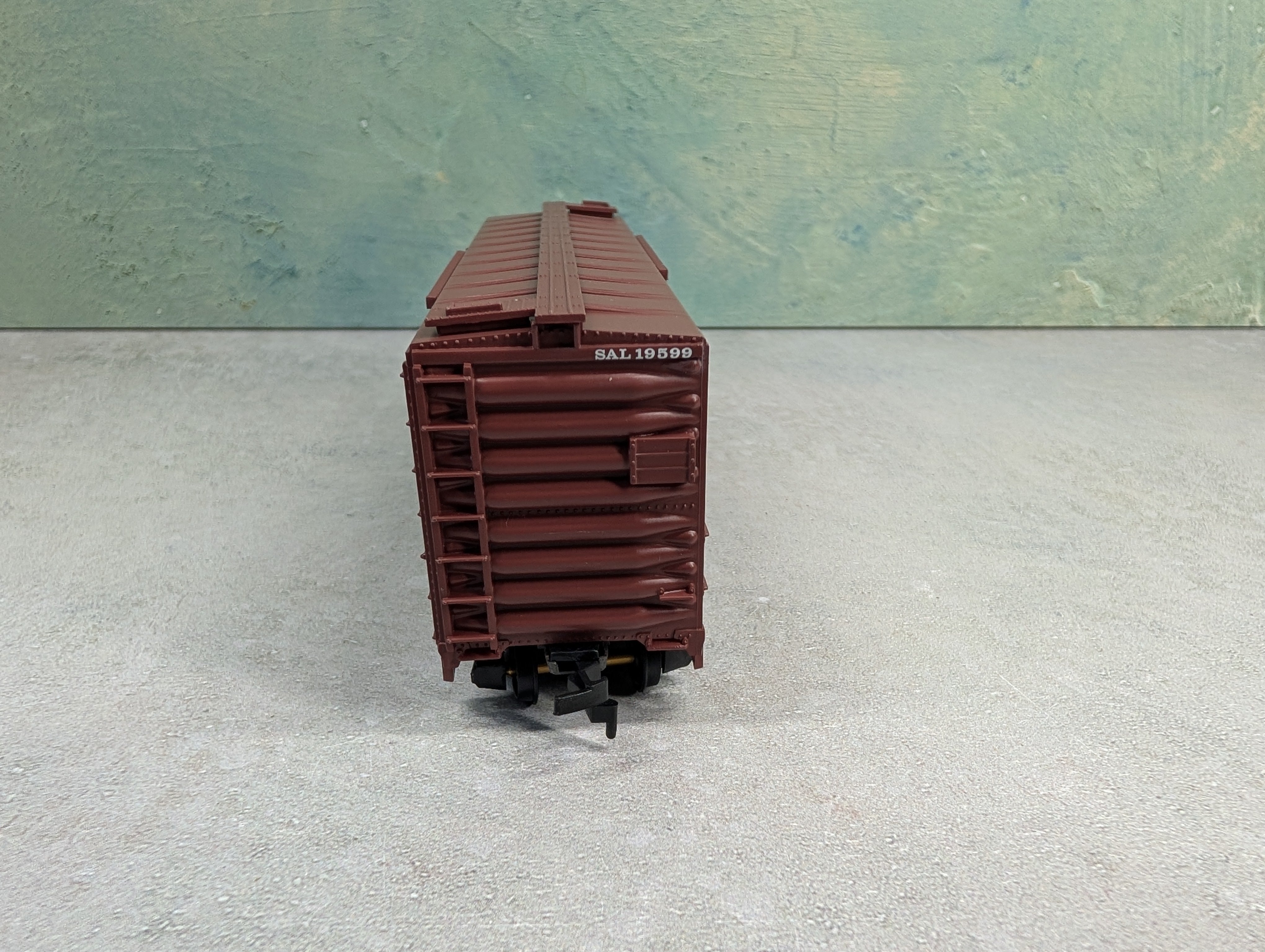 USED Mantua 734-302 HO Scale Heavy 40' Steel Box Car Seaboard #19599