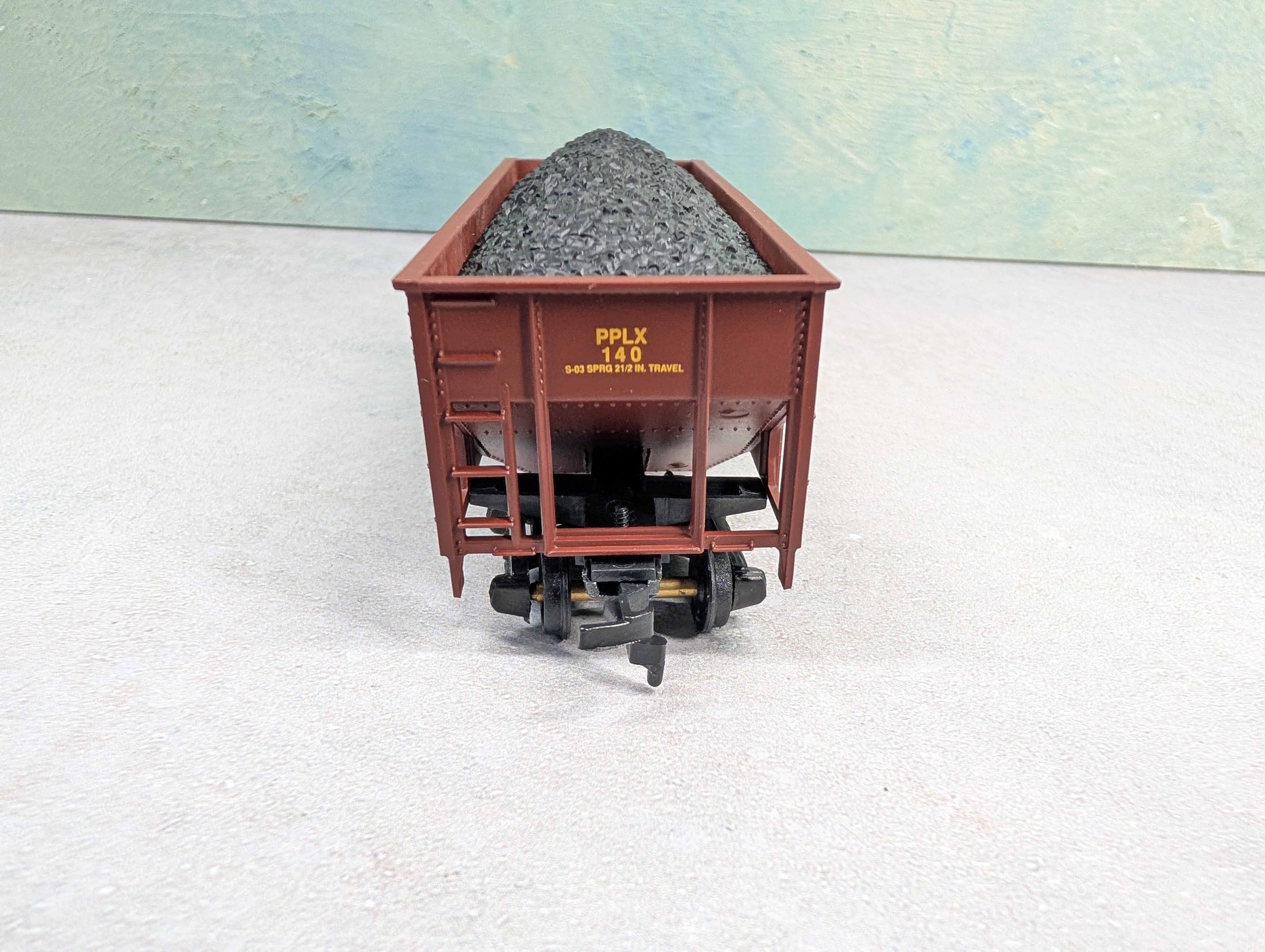 USED Mantua 729-202 HO Scale Heavy 32' Hopper PPL PPLX #140