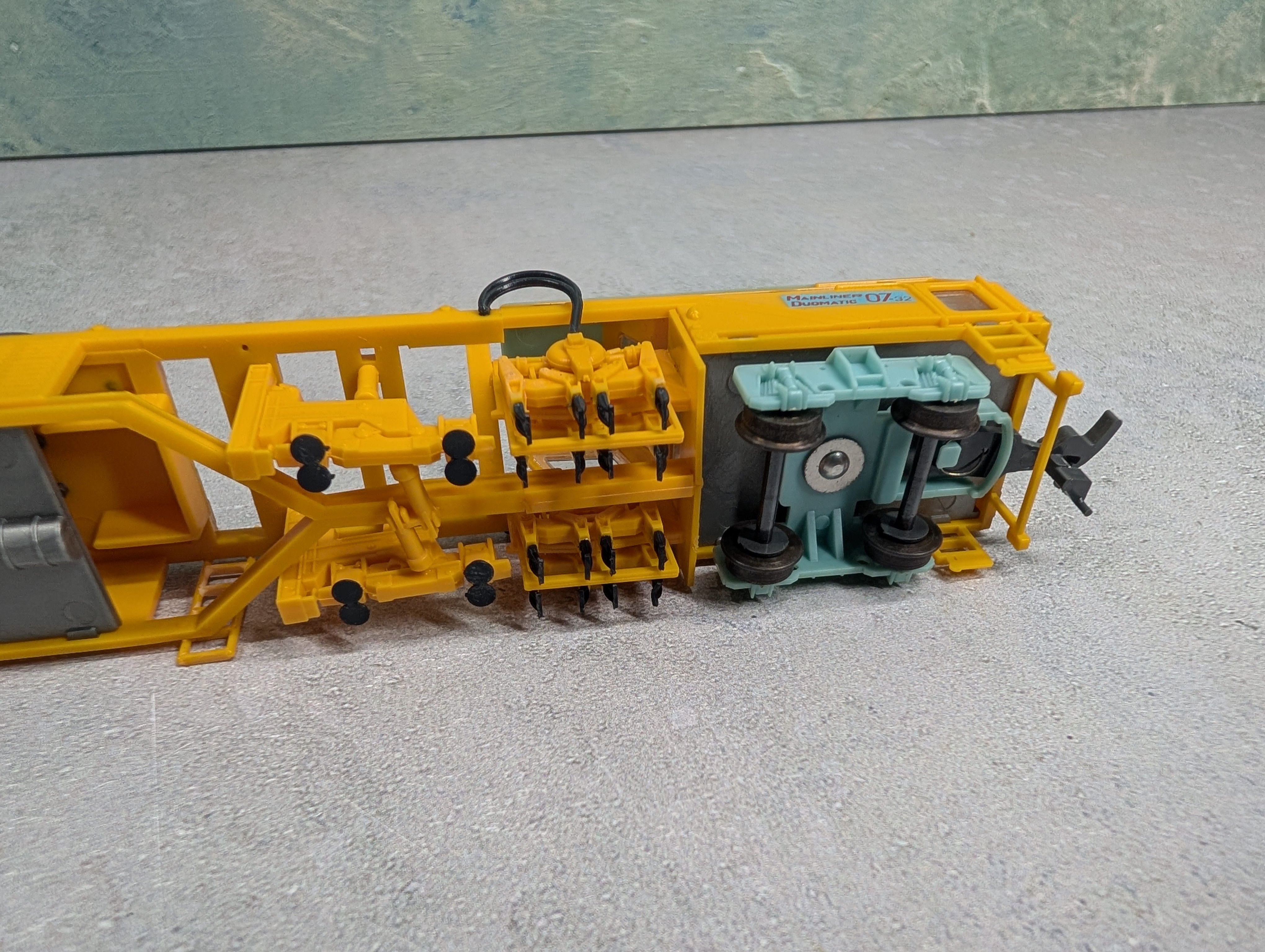 USED AHM 5295 HO Scale B P&L Mainliner Duomatic 07-32 Track Maintenance Car Lillyput RARE