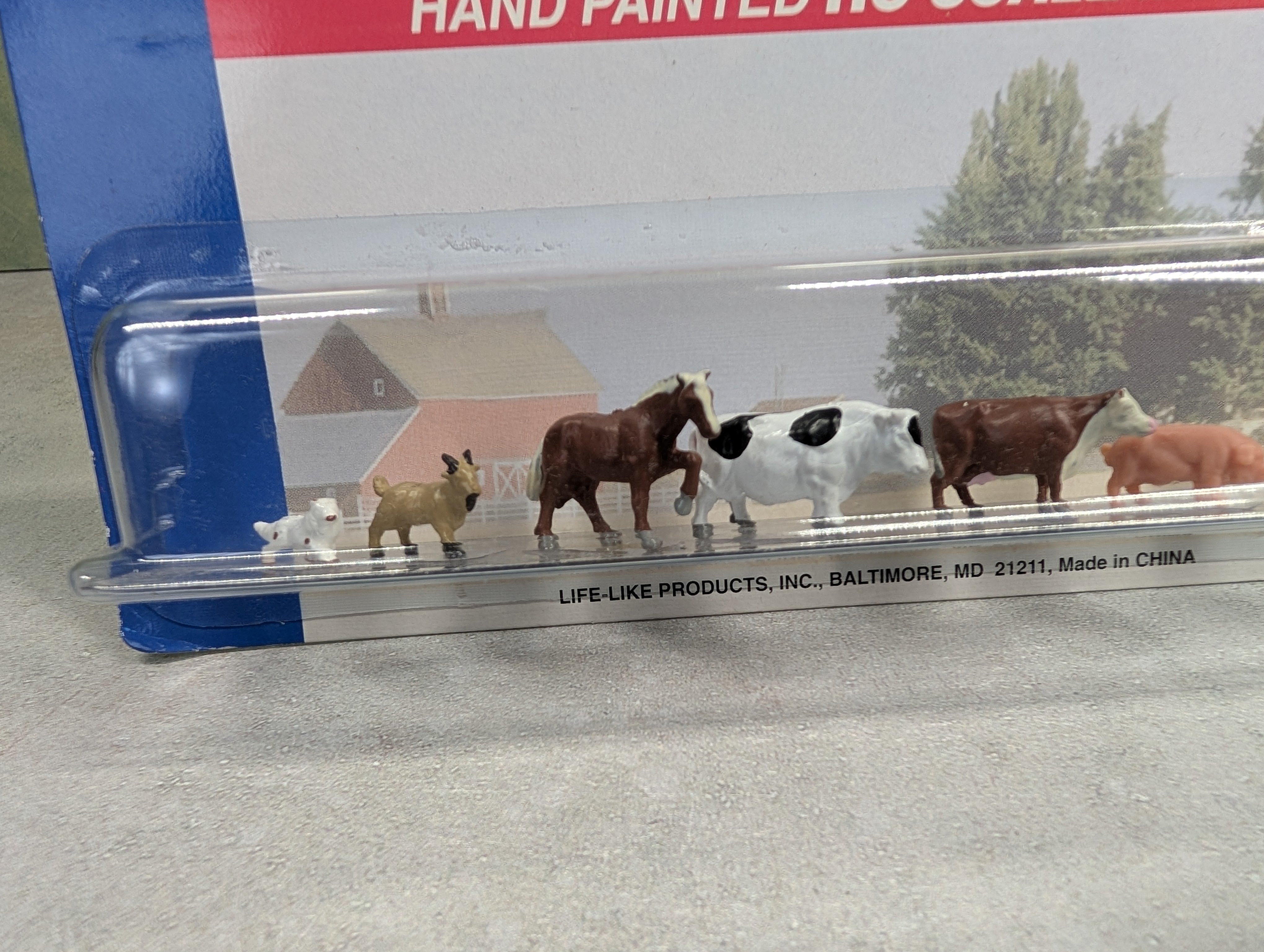Life-Like 1181 HO Scale Barnyard Animals (7 pcs)