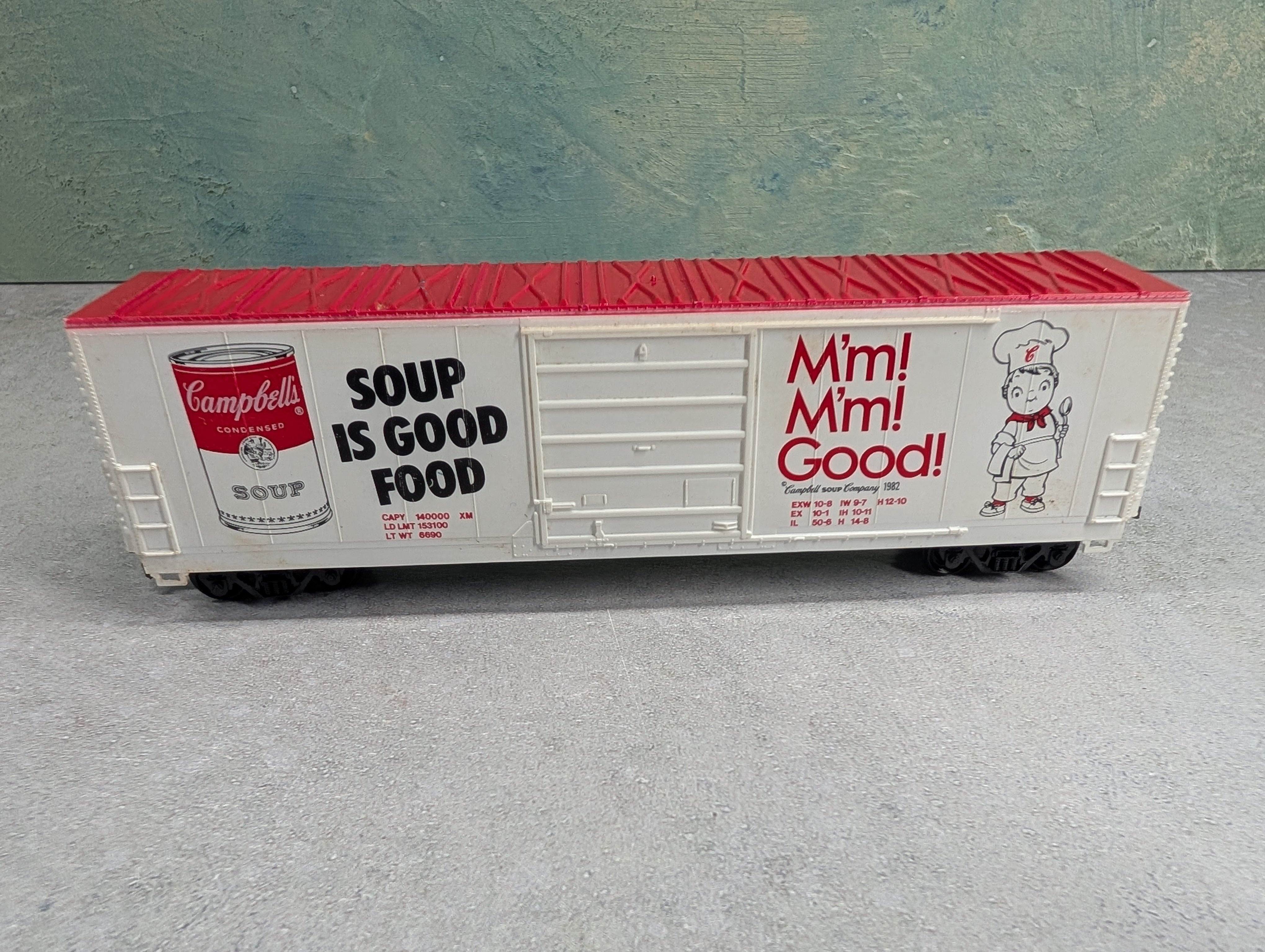 USED Life-Like HO Scale 50' Box Car Campbell's 1982