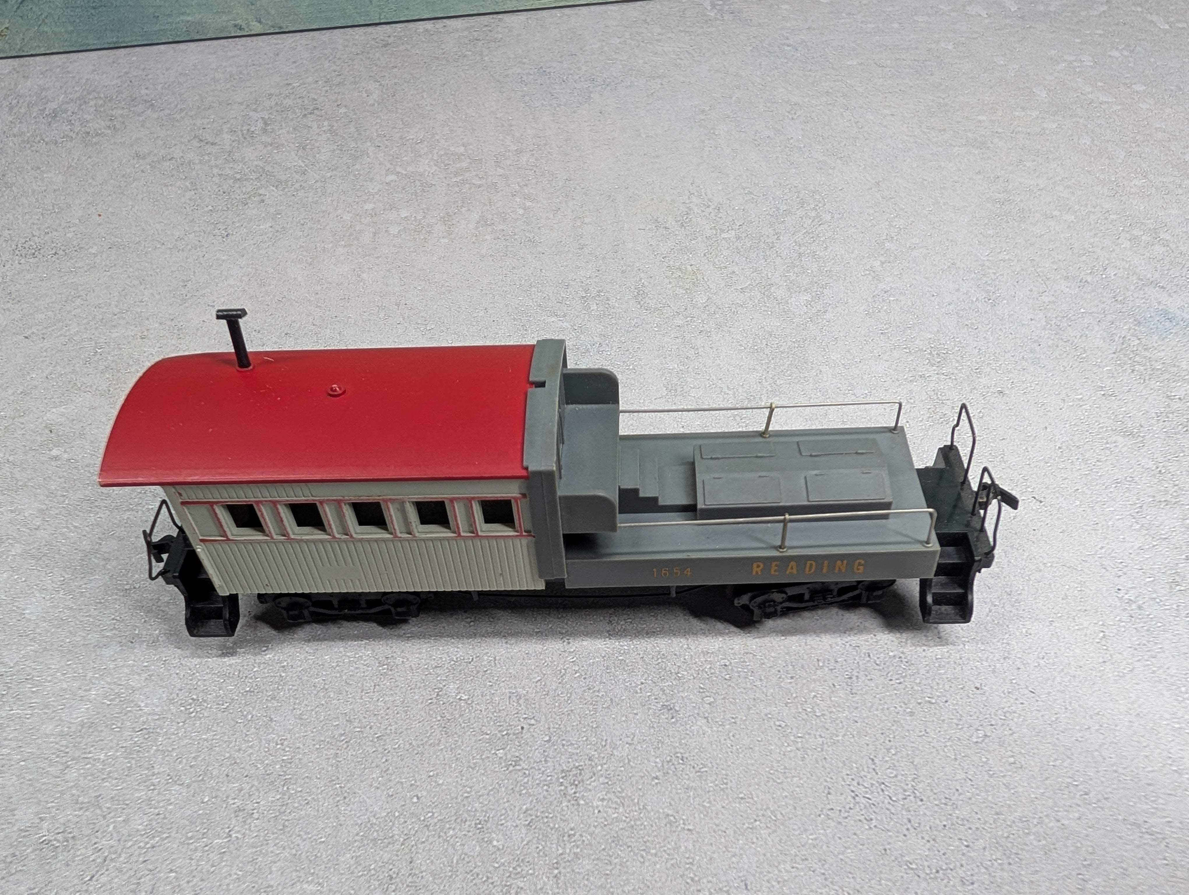 USED Tyco HO Scale Clearance Check Car RARE Reading #1654