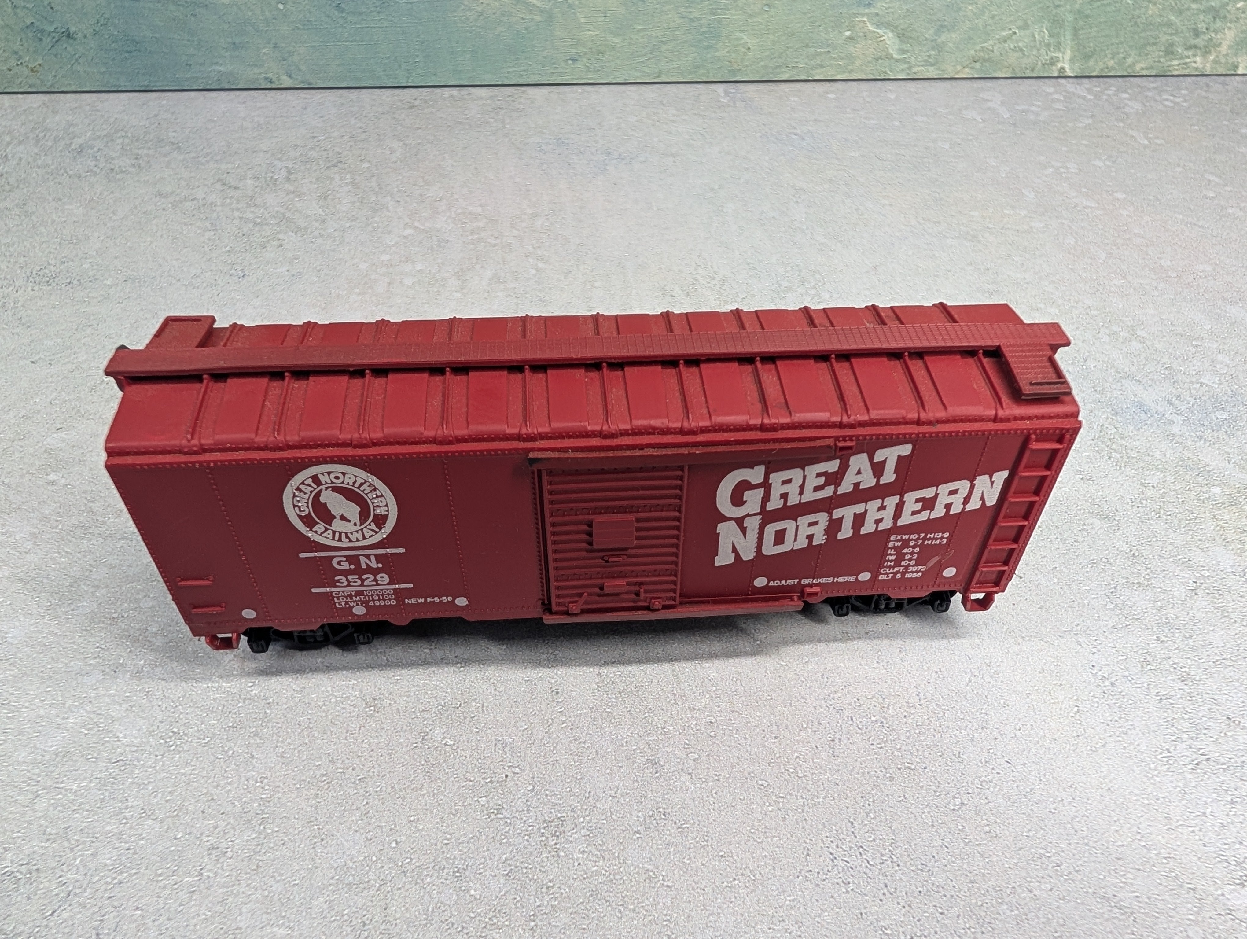 USED HOTCO HO Scale 40' Box Car Great Northern GN #3529