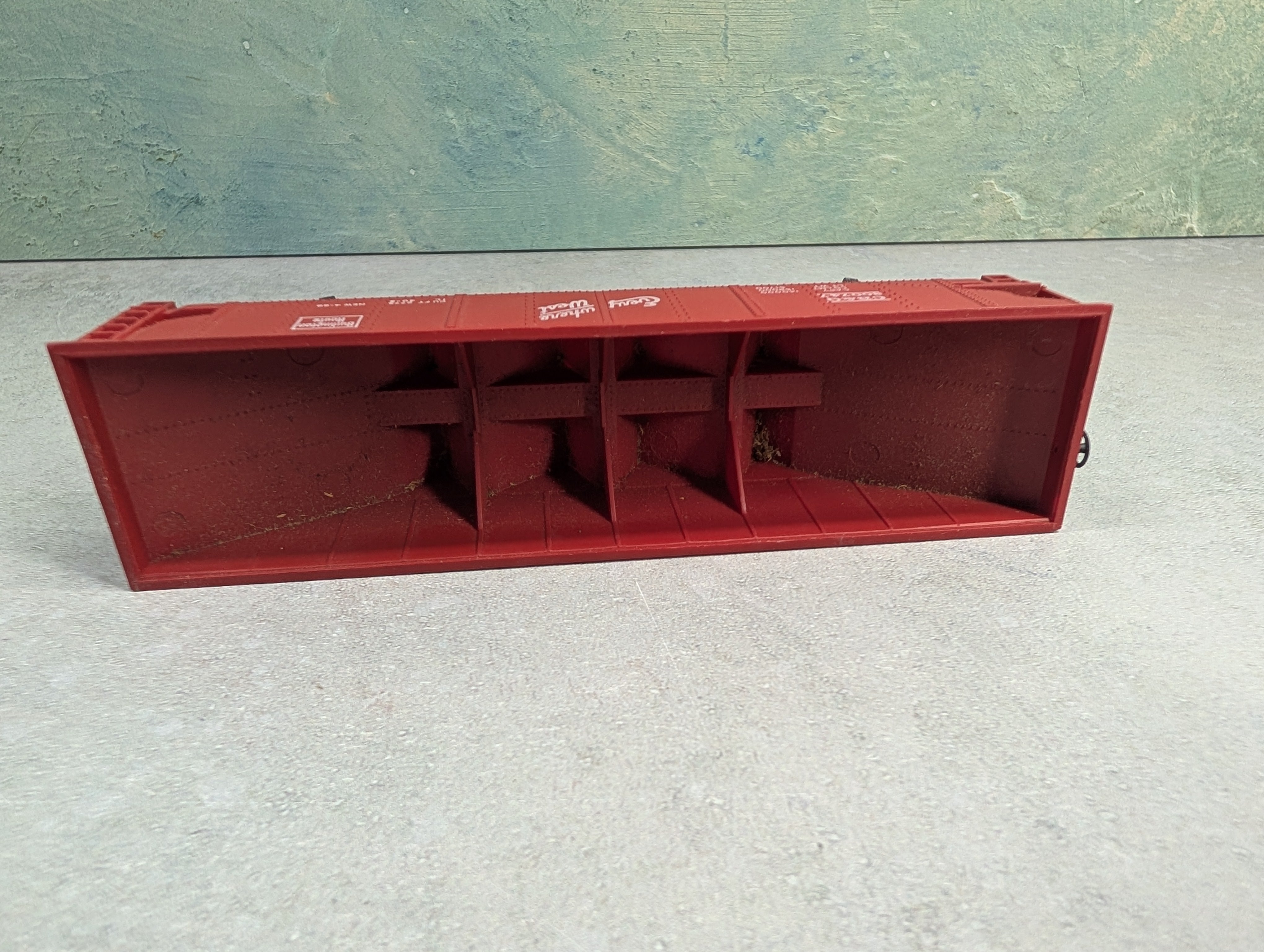 USED Tyco HO Scale Quad Hopper Burlington CB&Q #300747