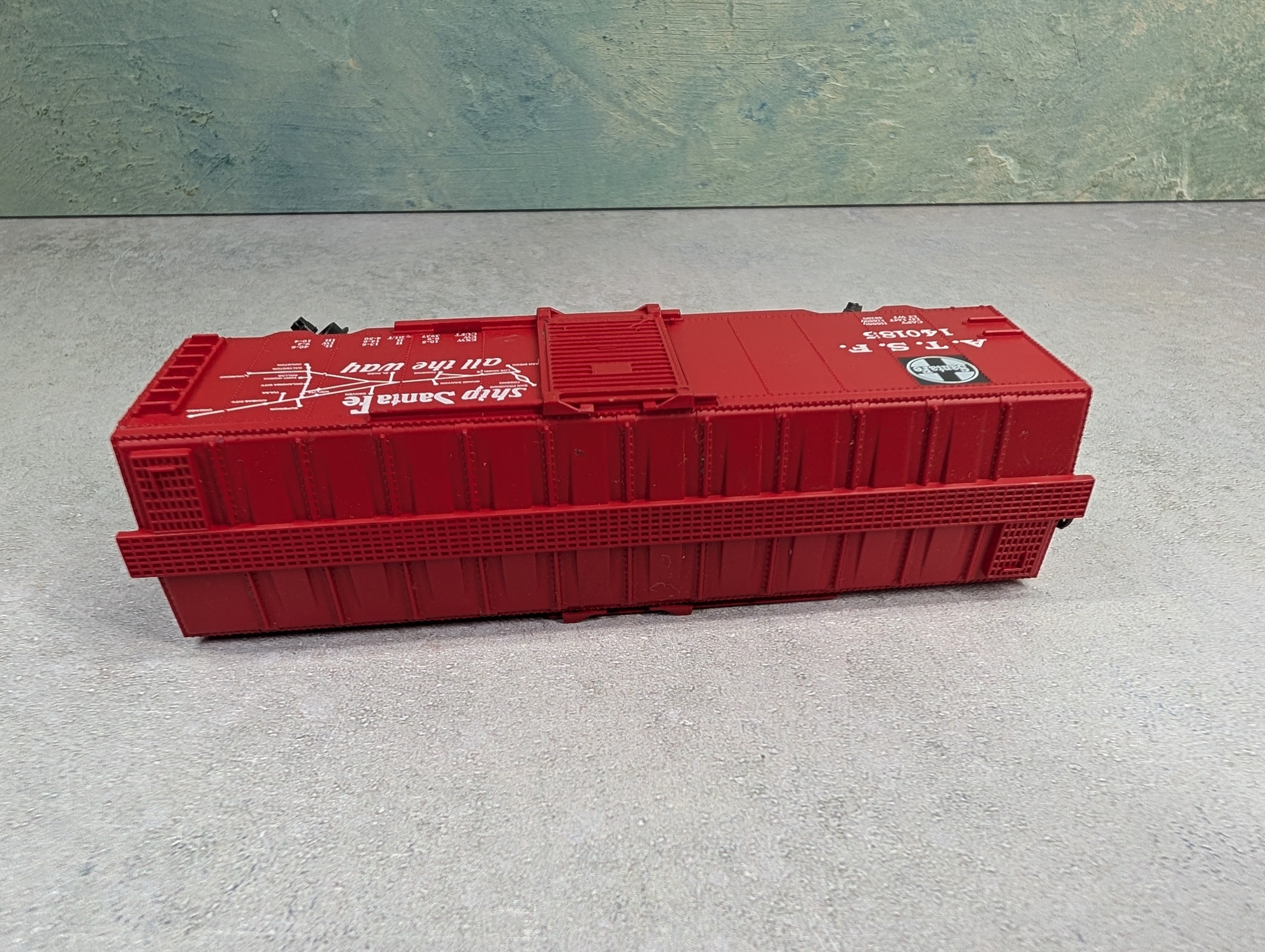 USED Life-Like HO Scale 40' Box Car Santa Fe ATSF #140185