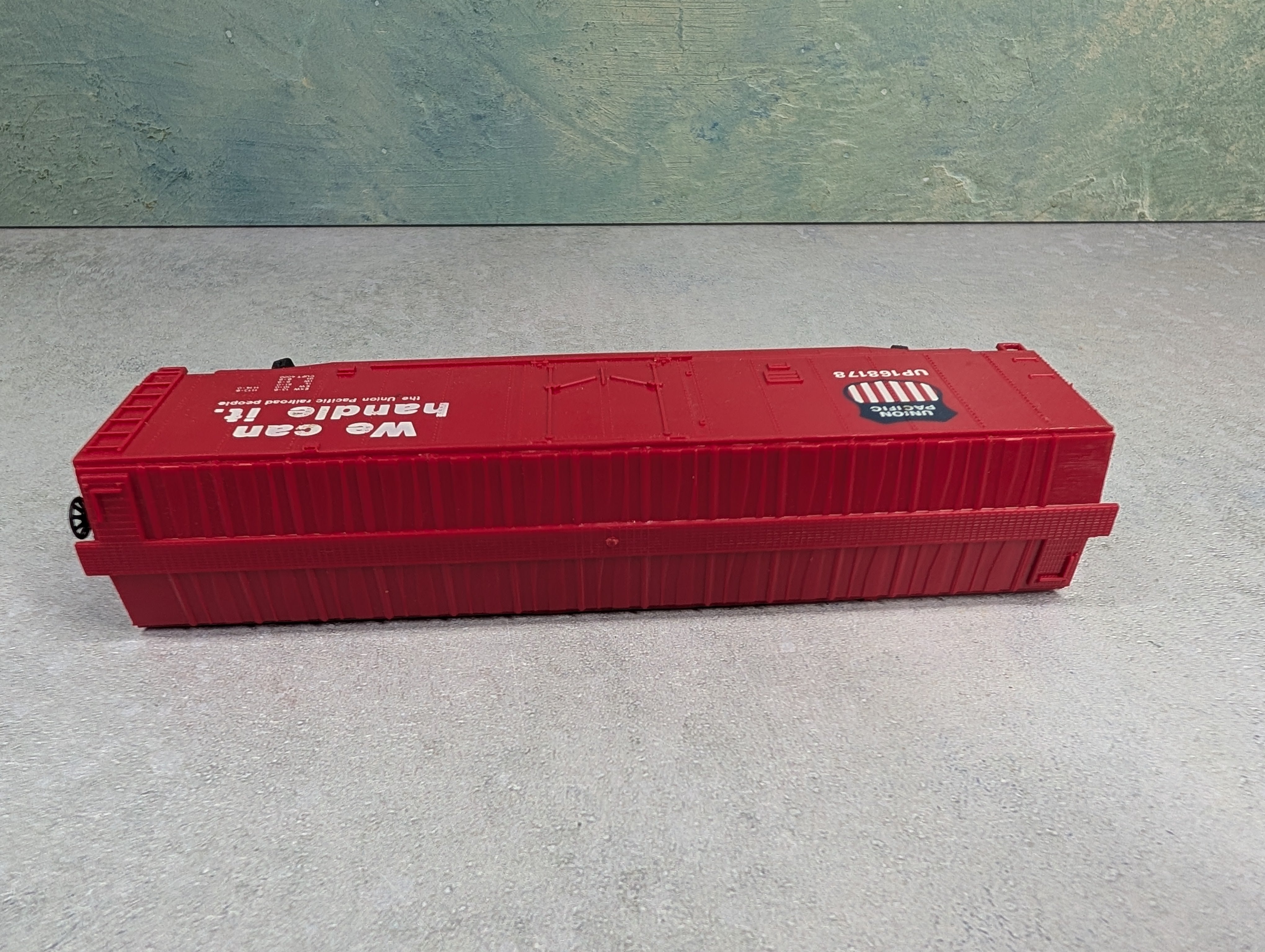 USED Bachmann HO Scale 50' Box Car Union Pacific UP #168178 Gearboxes