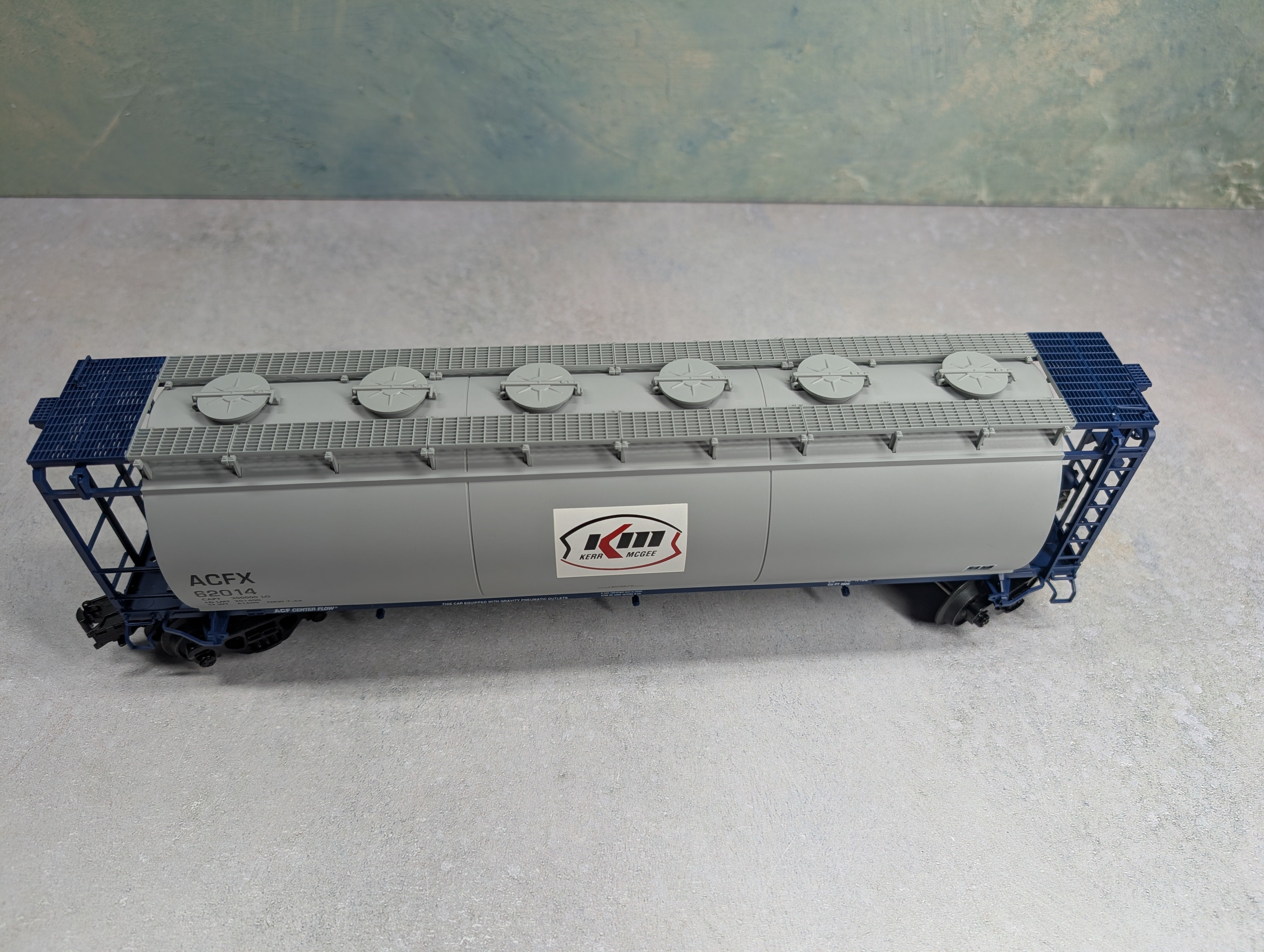 USED Atlas #6307-2 O 3-Bay Cylindrical Hopper Kerr-McGee ACFX #62014