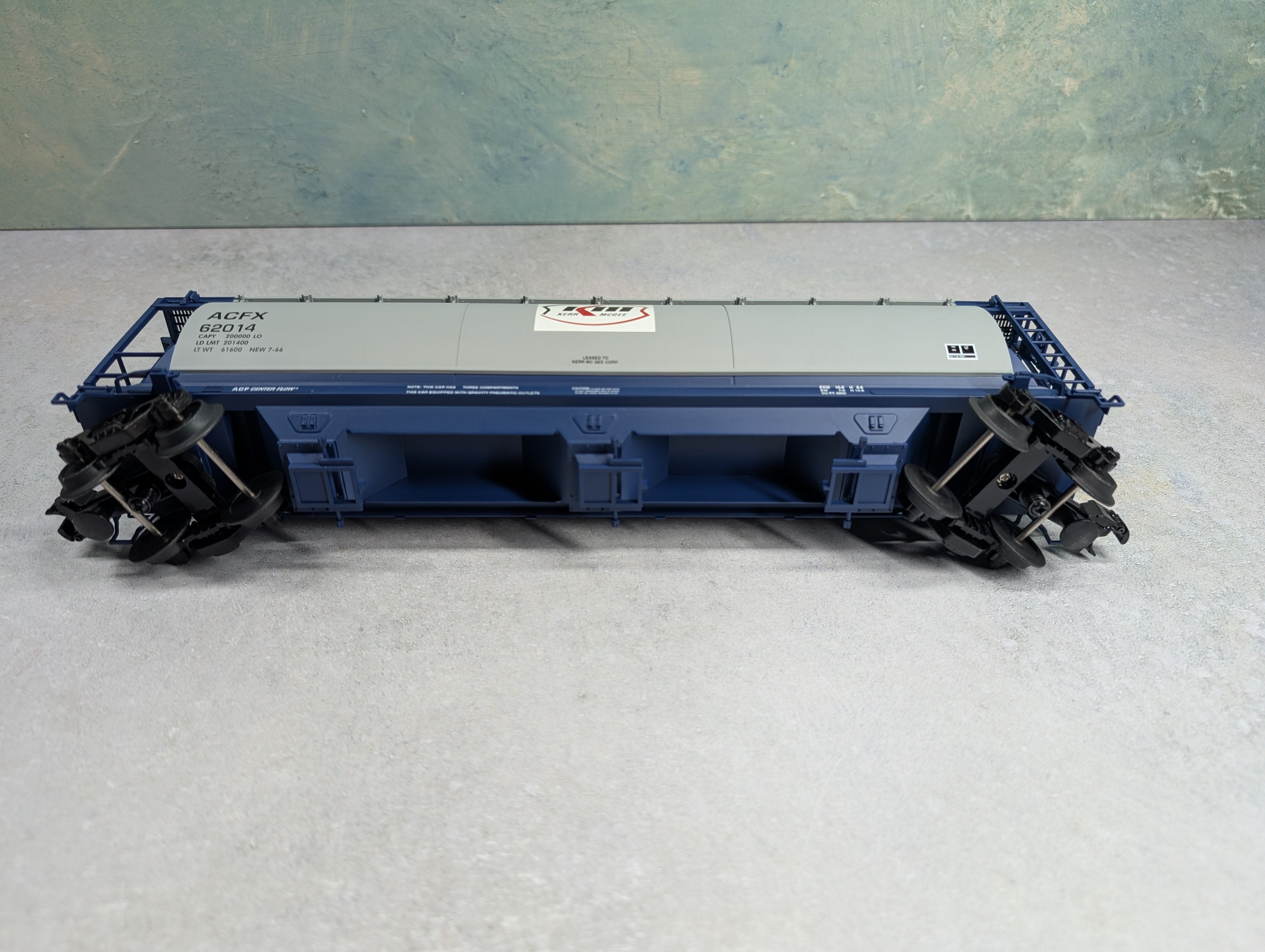 USED Atlas #6307-2 O 3-Bay Cylindrical Hopper Kerr-McGee ACFX #62014