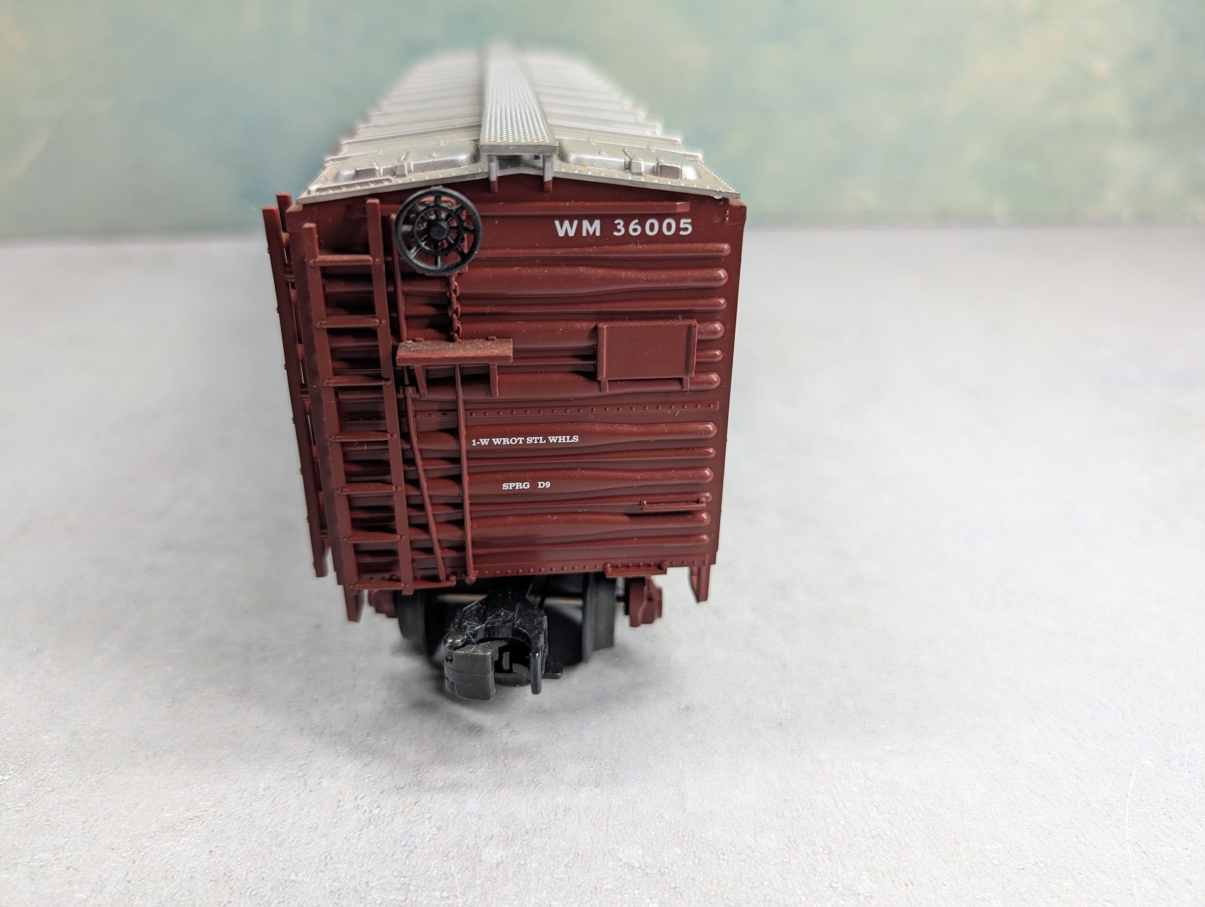 USED MTH Premier O Operating Box Car Western Maryland WM #36005