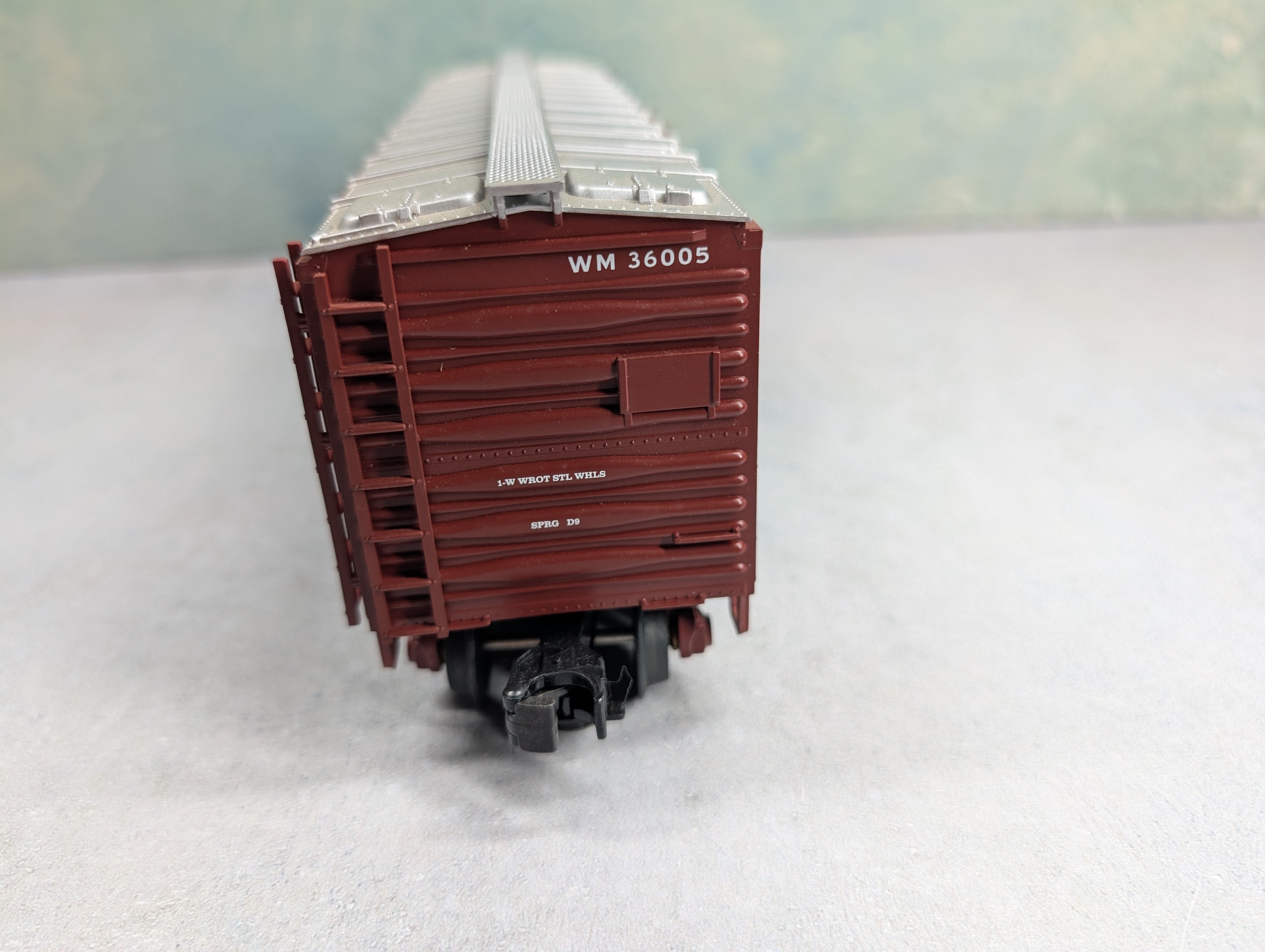 USED MTH Premier O Operating Box Car Western Maryland WM #36005