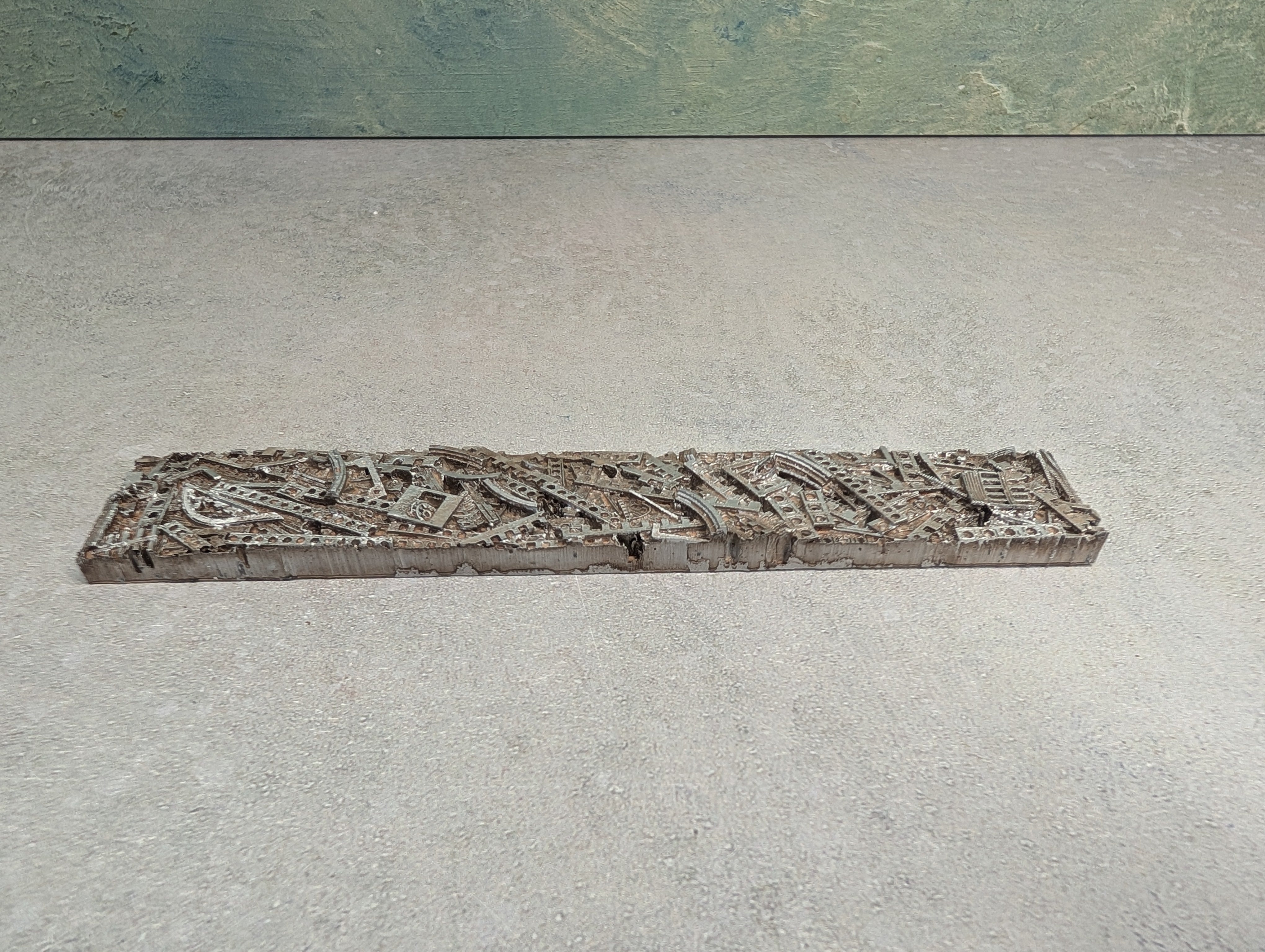 USED HO Scale Metal Scrap Load for Gondola