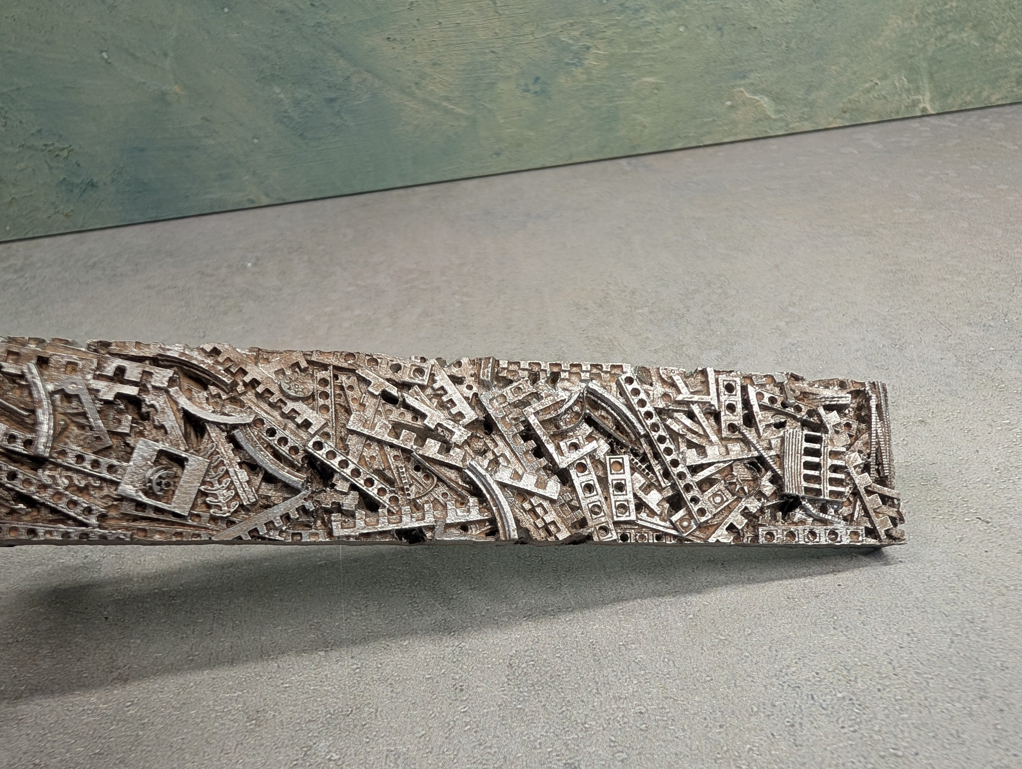 USED HO Scale Metal Scrap Load for Gondola