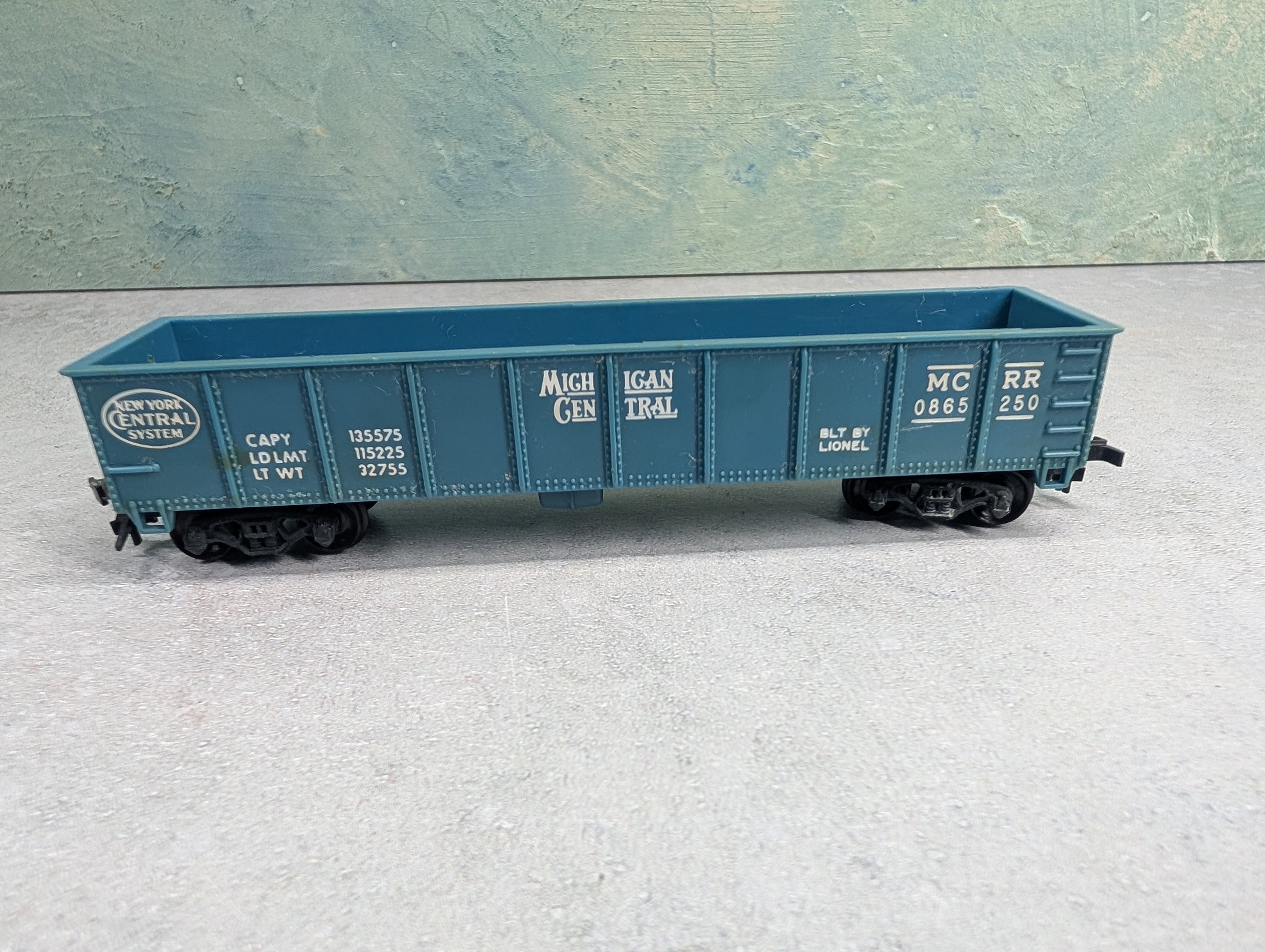 USED Lionel HO Scale Gondola Michigan Central MCRR #0865250