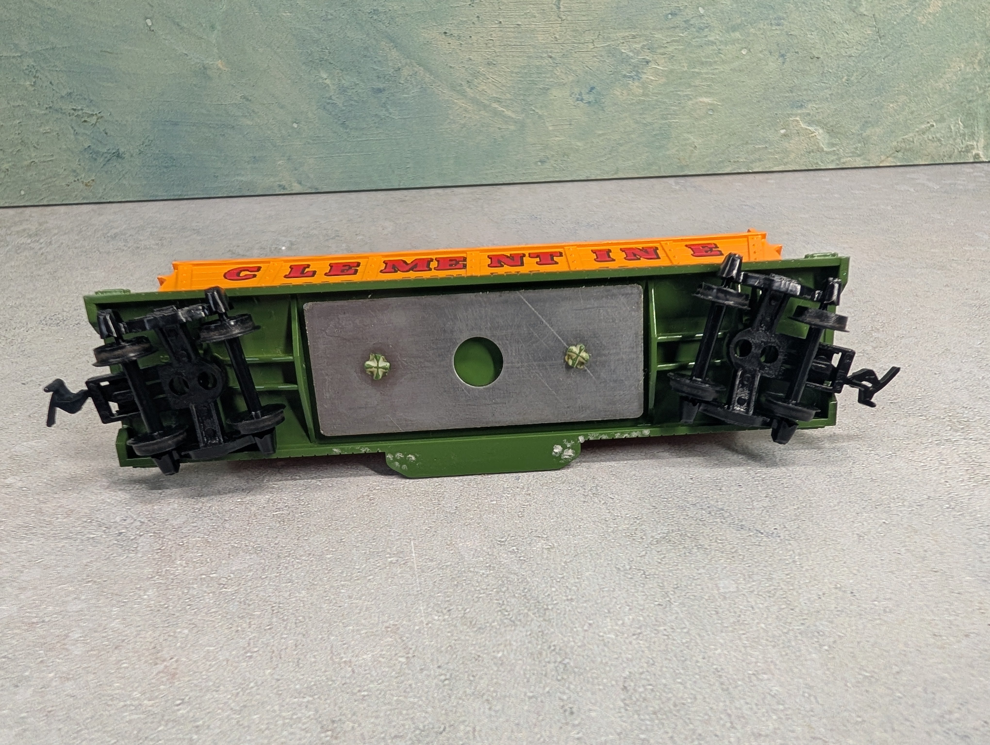 USED Tyco HO Scale Dump Car Clementine Gold Mining Co