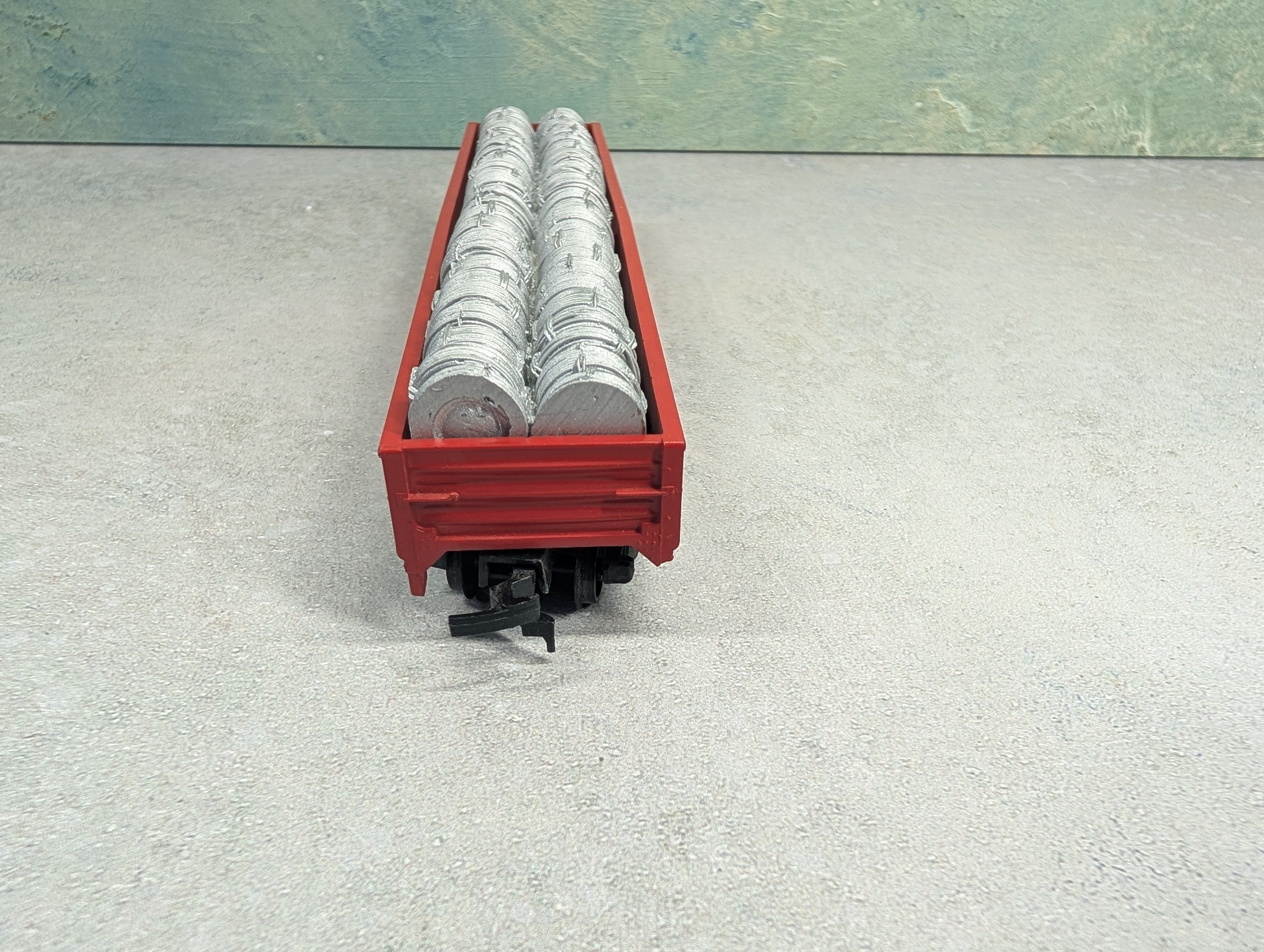 USED Revell HO Scale Gondola w/ Load Great Northern GN #4058