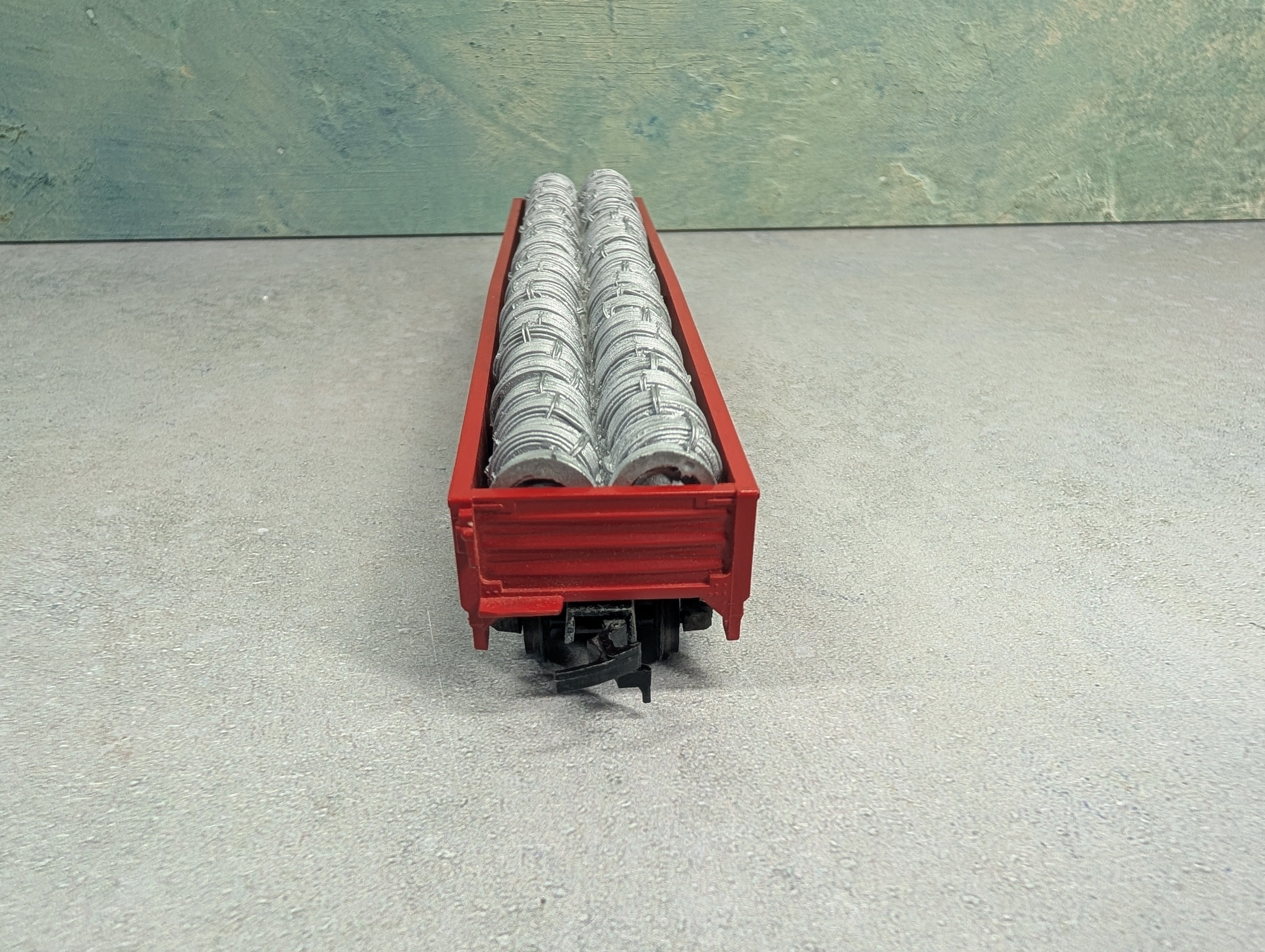 USED Revell HO Scale Gondola w/ Load Great Northern GN #4058