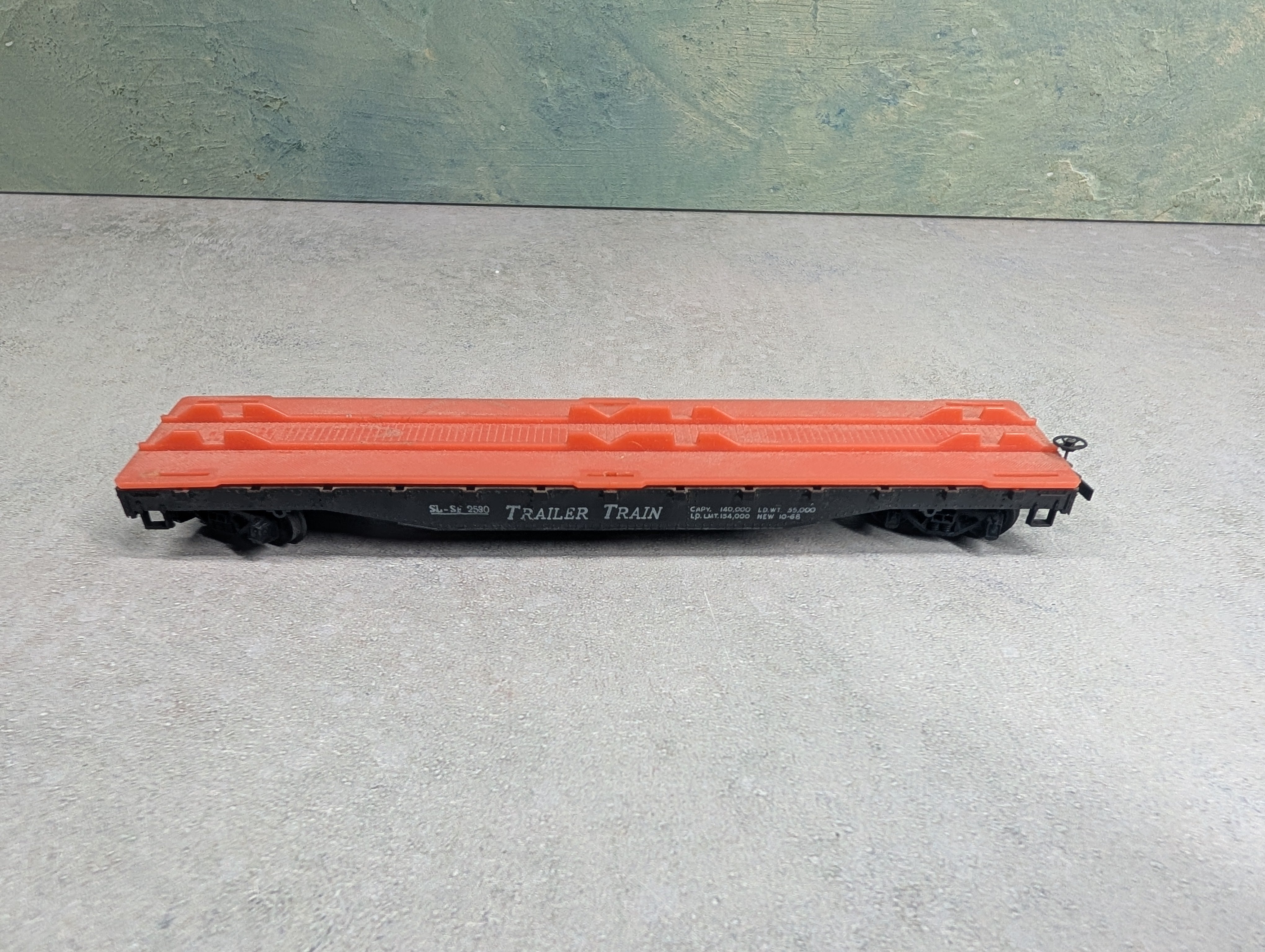 USED Mantua HO Scale Flat Car Trailer Train SLSF #2530
