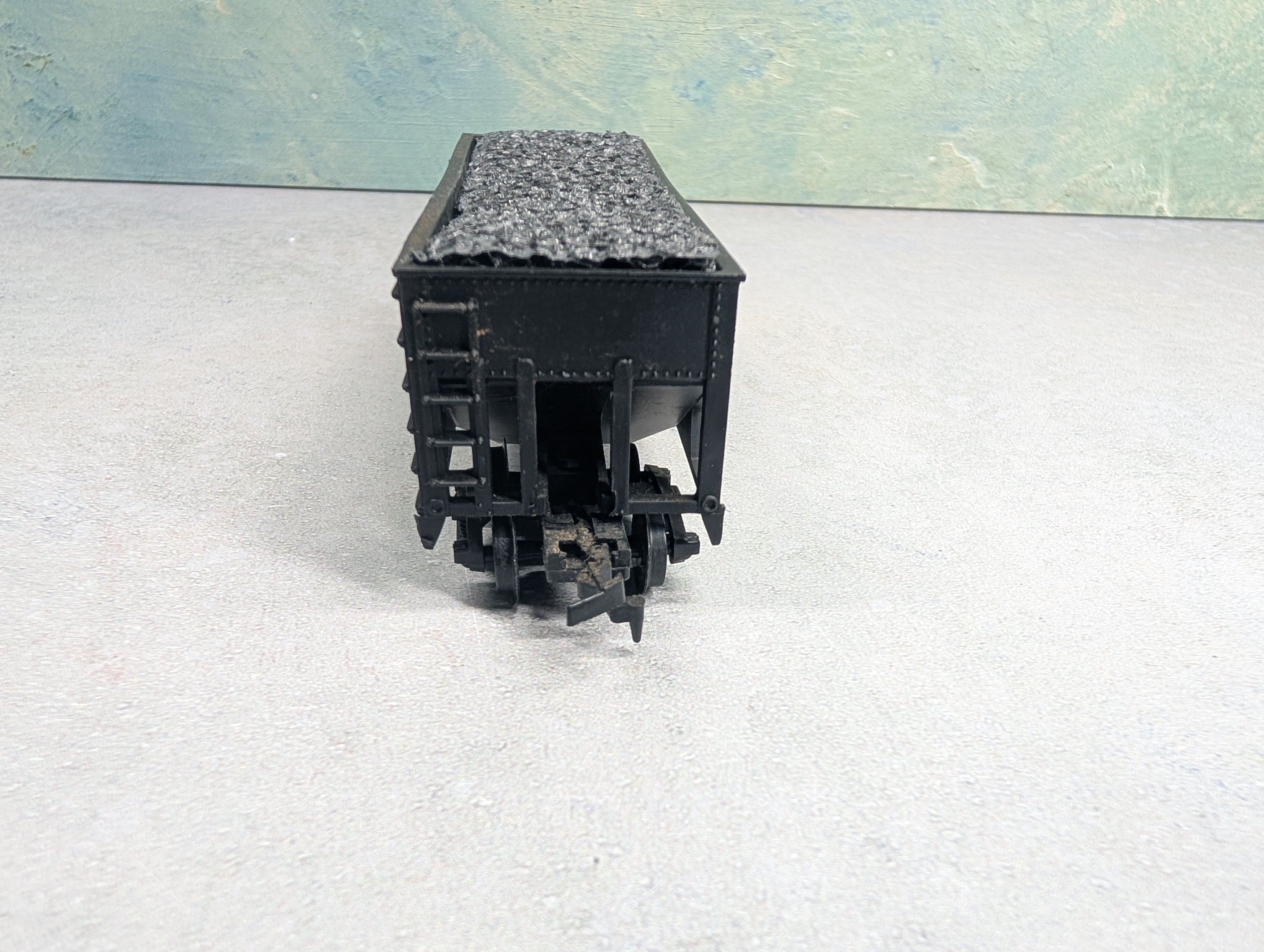 USED HO Scale 2 Bay Hopper Reading RDG #80324