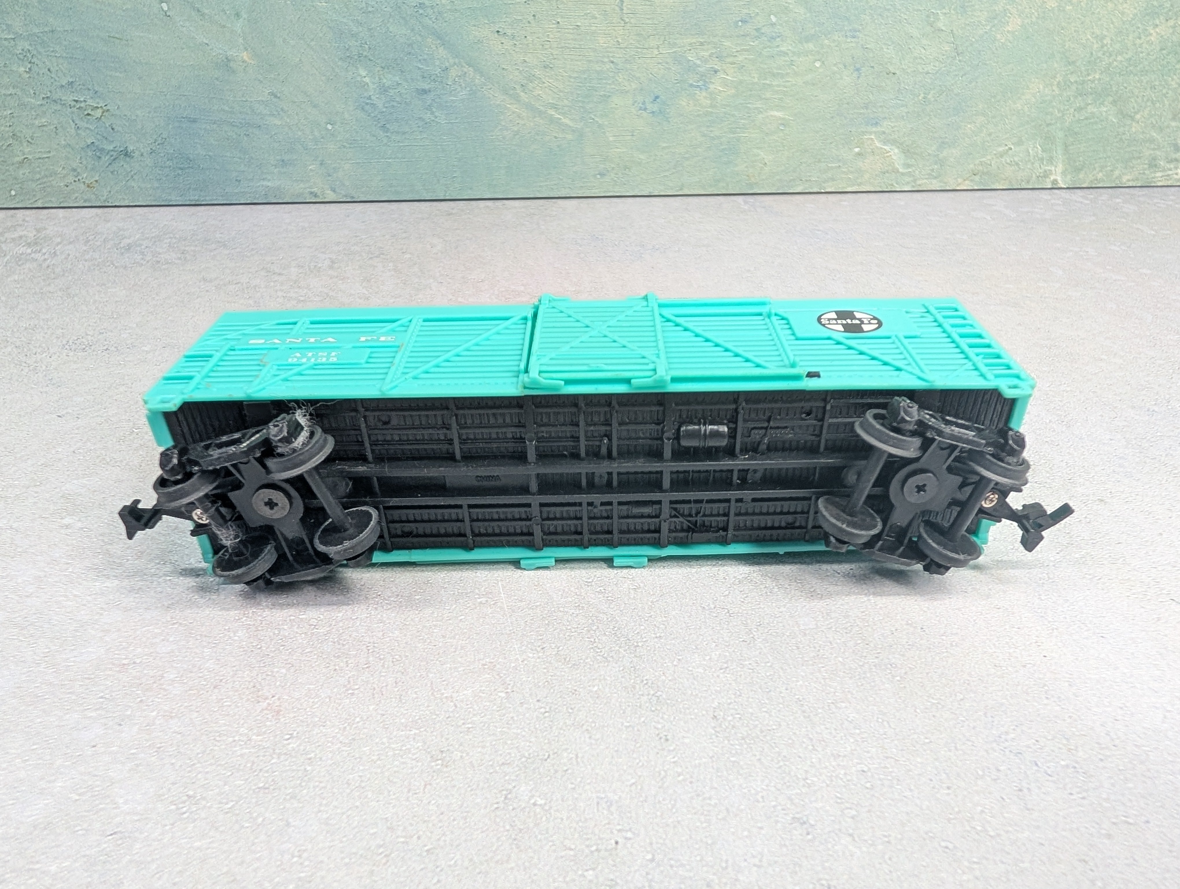 USED Bachmann HO Scale Cattle Stock Car Santa Fe ATSF #94135