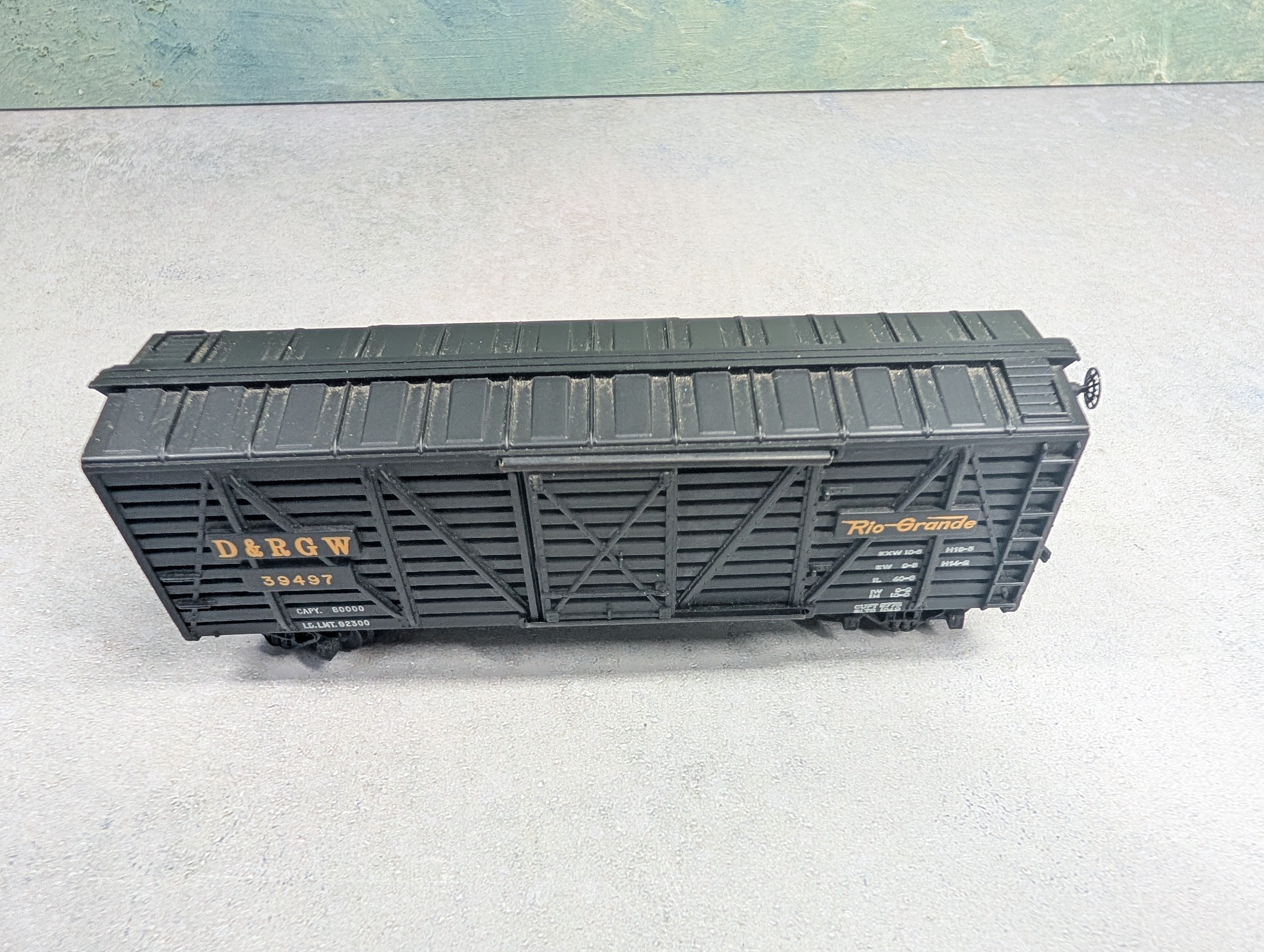 USED Mantua HO Scale Cattle Stock Car Rio Grande D&RGW #39497