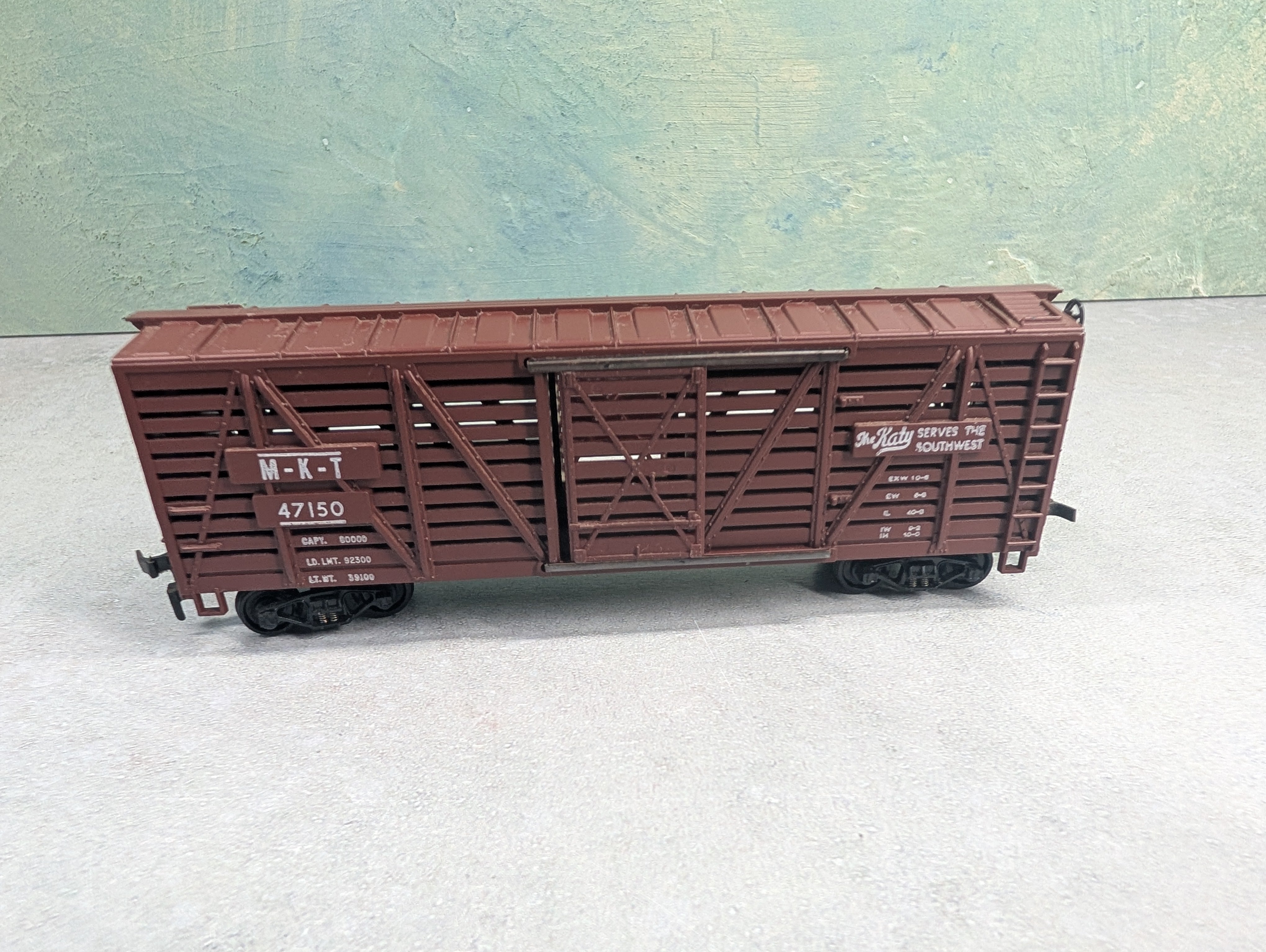 USED Mantua HO Scale Cattle Stock Car MKT #47150