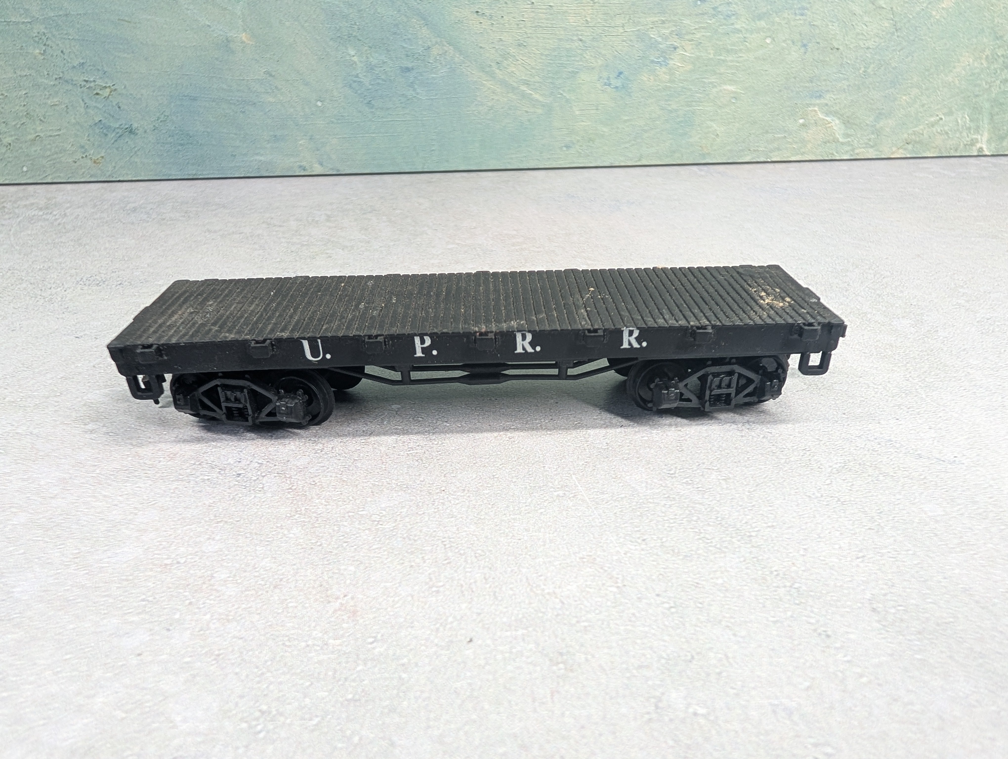USED Bachmann HO Scale Old Time Flat Car UPRR