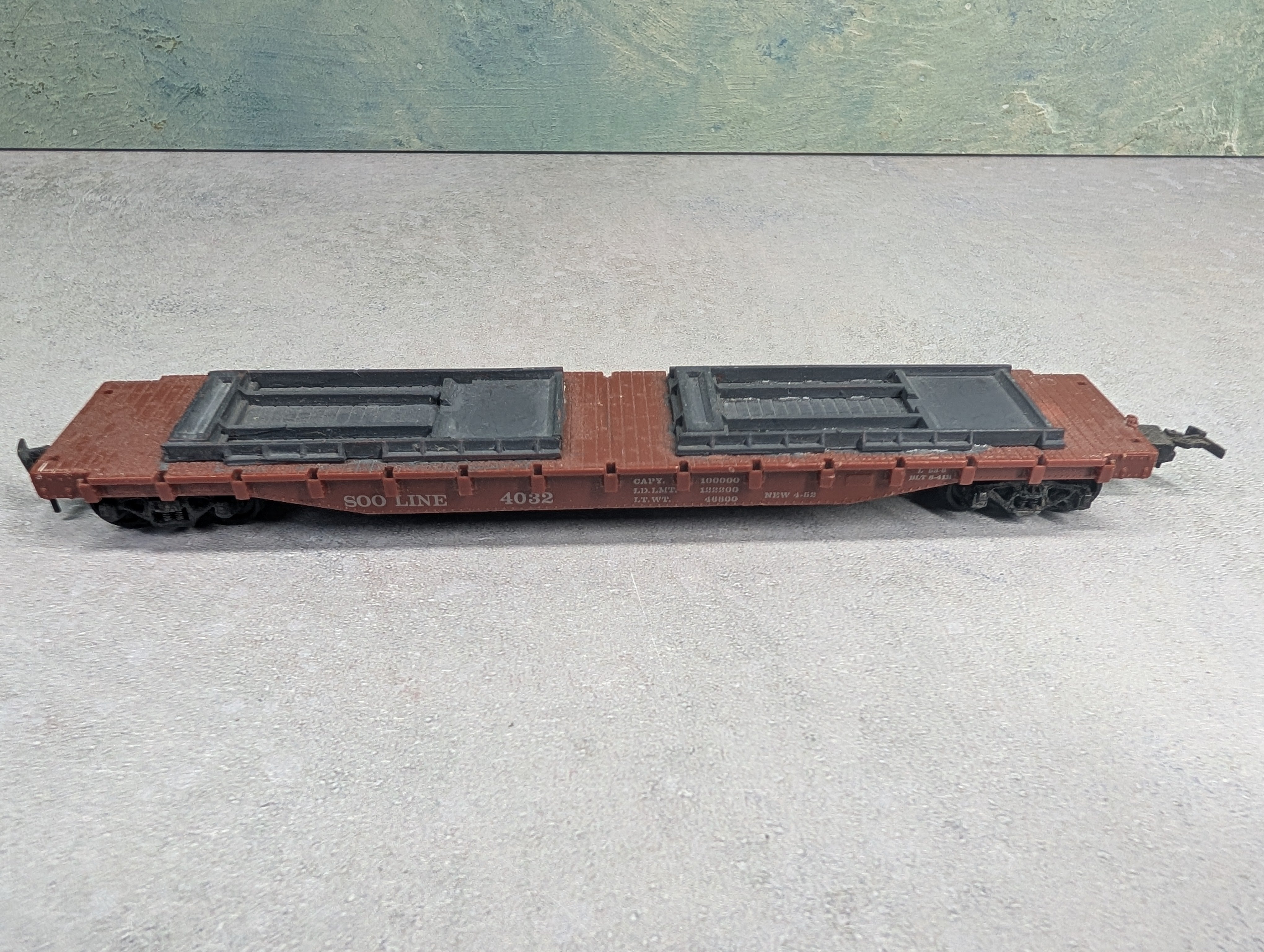 USED REVELL HO Scale Flat Car SOO Line #4032