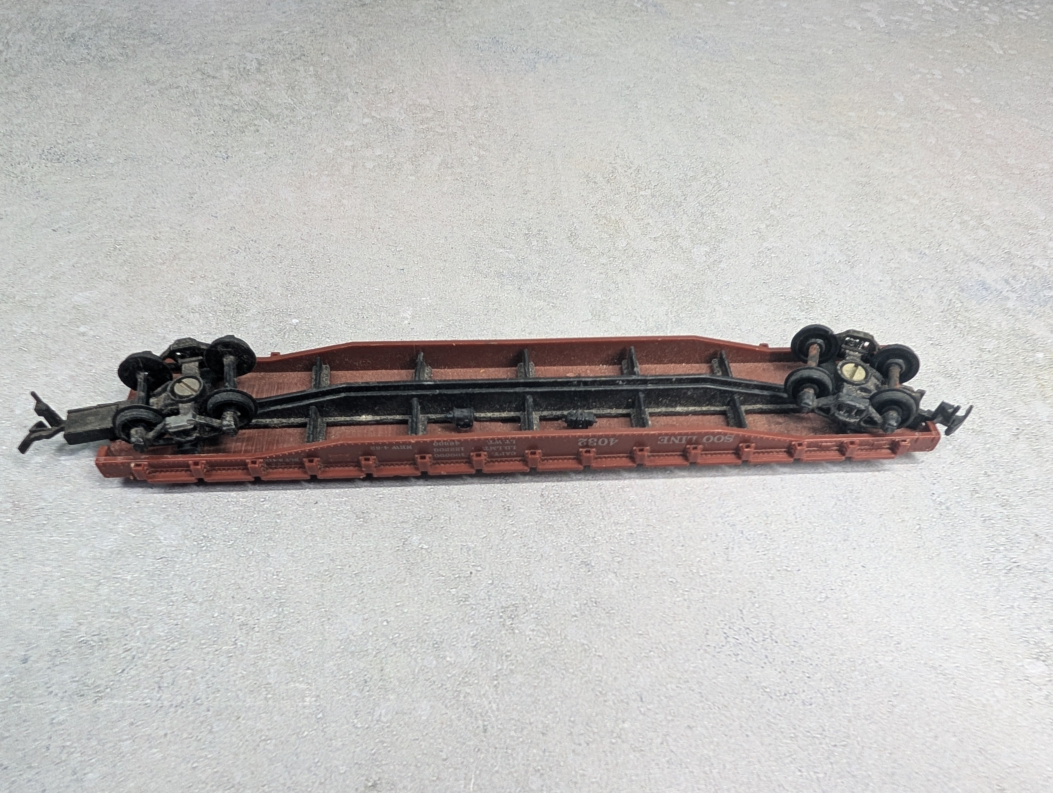 USED REVELL HO Scale Flat Car SOO Line #4032