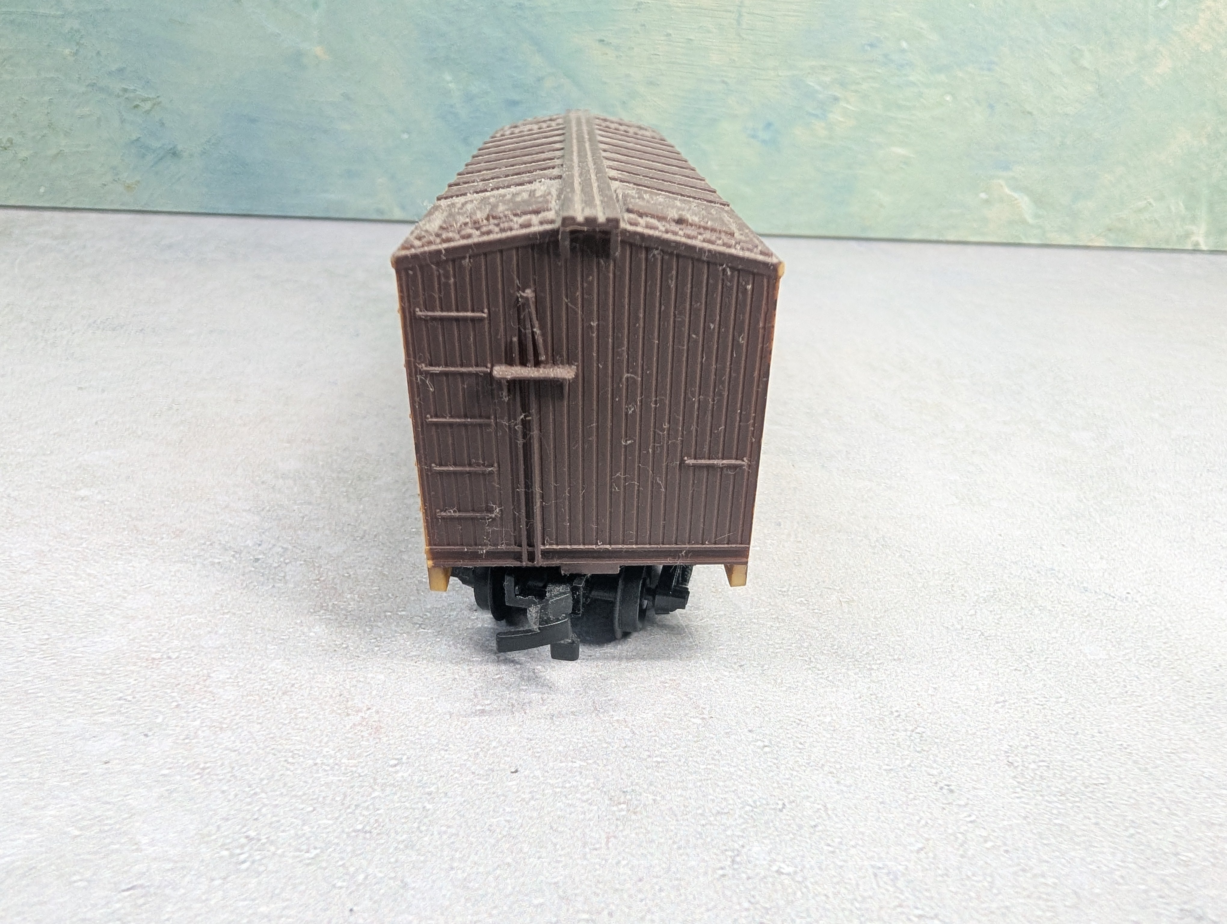 USED Life-Like HO Scale 40' Box Car Armour Refrigerator Line #37160 Ham & Bacon