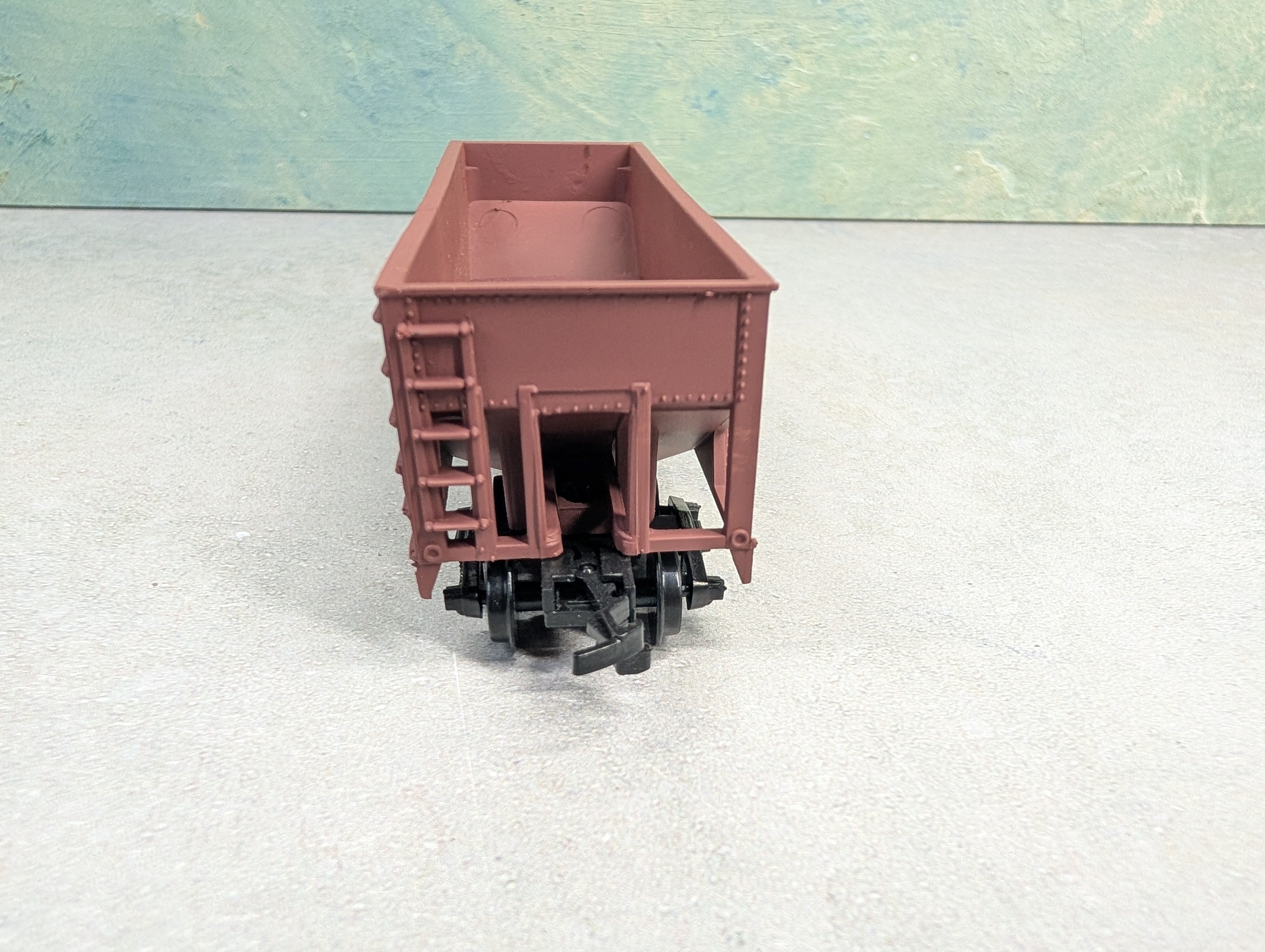 USED HO Scale 2 Bay Open Hopper Pittsburg and Shawmut #9232