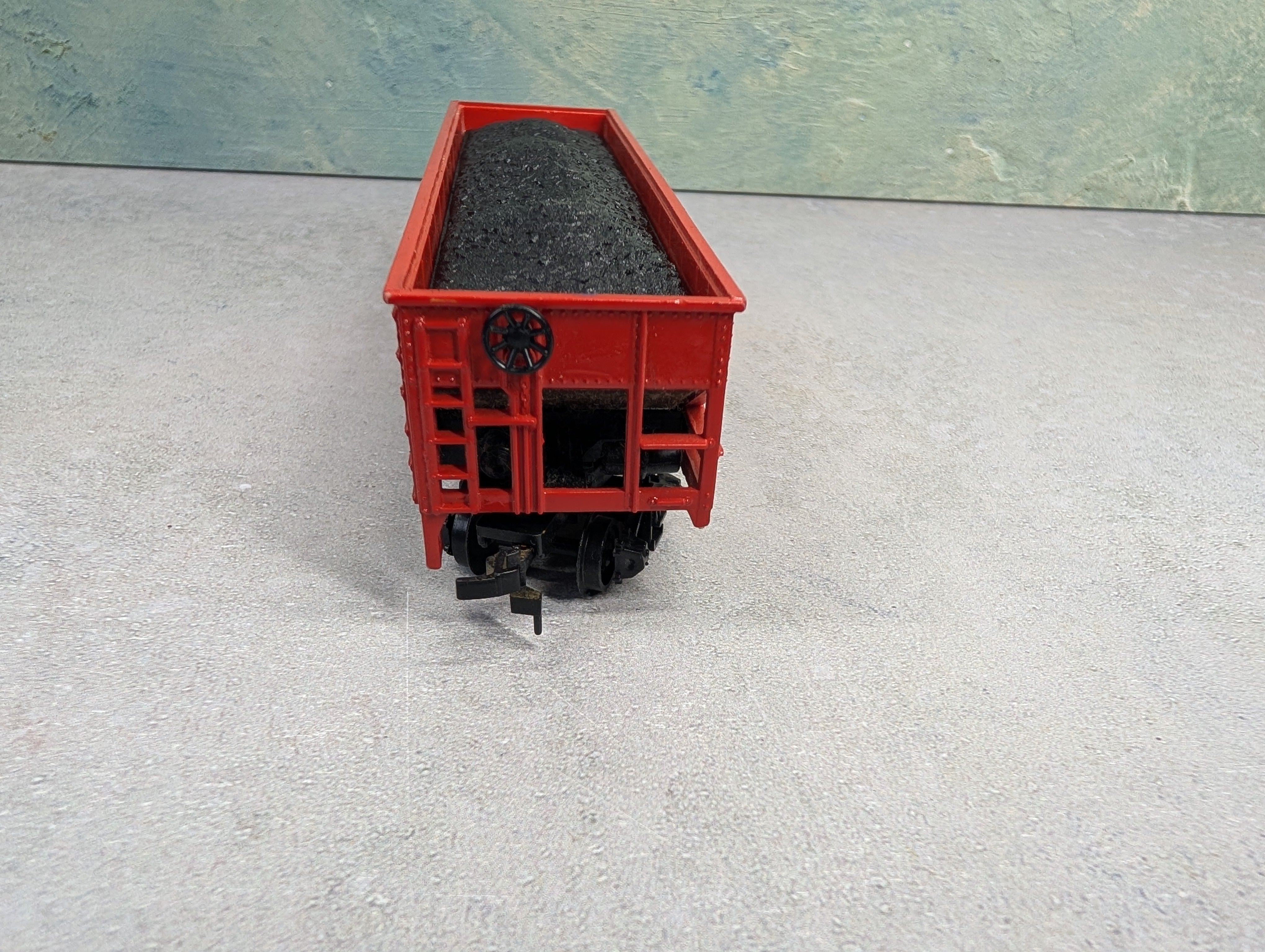 USED Bachmann HO Scale Quad Hopper w/ Coal Load MSTL #541085