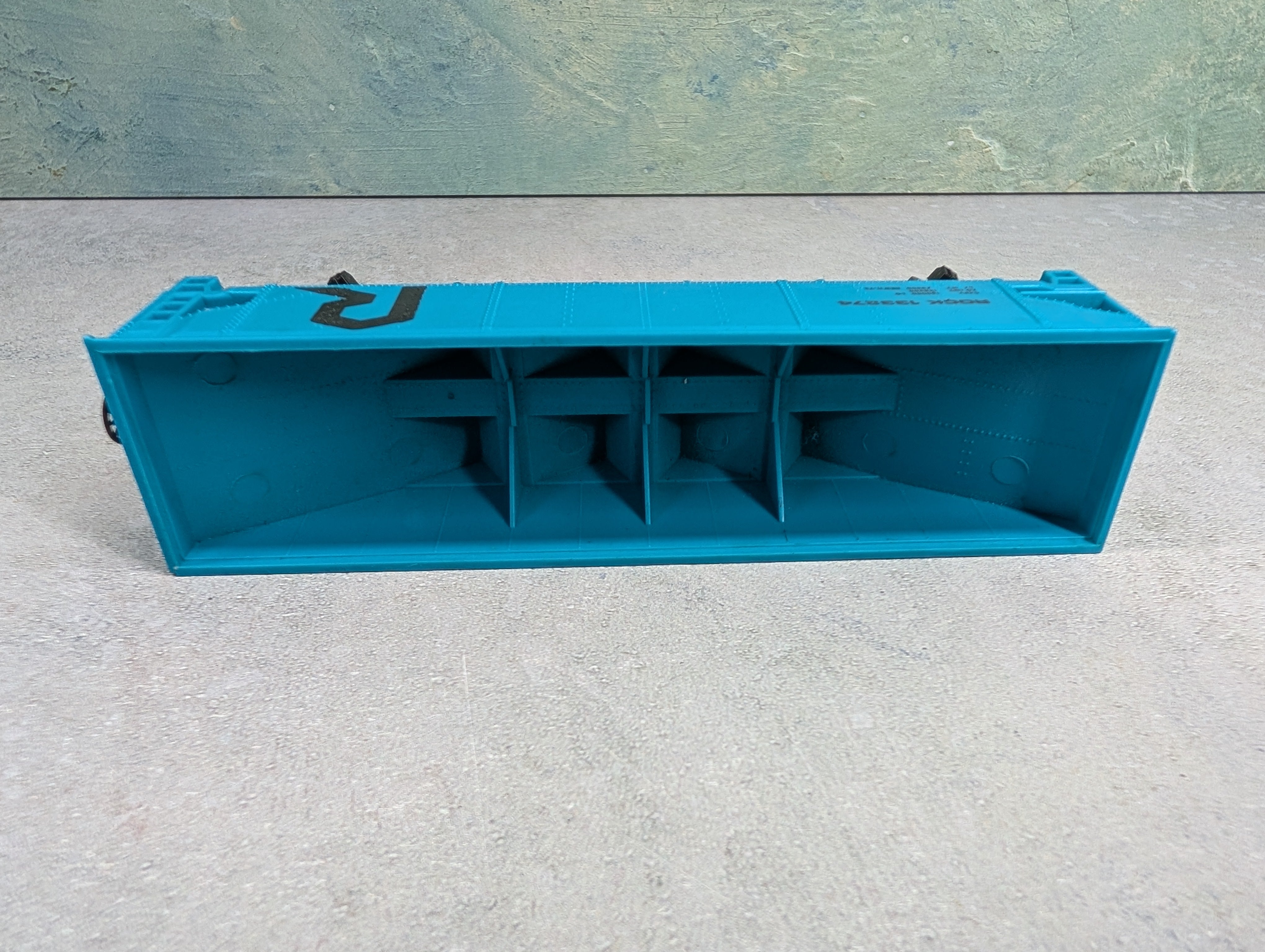 USED Bachmann HO Scale Quad Hopper Rock #133274