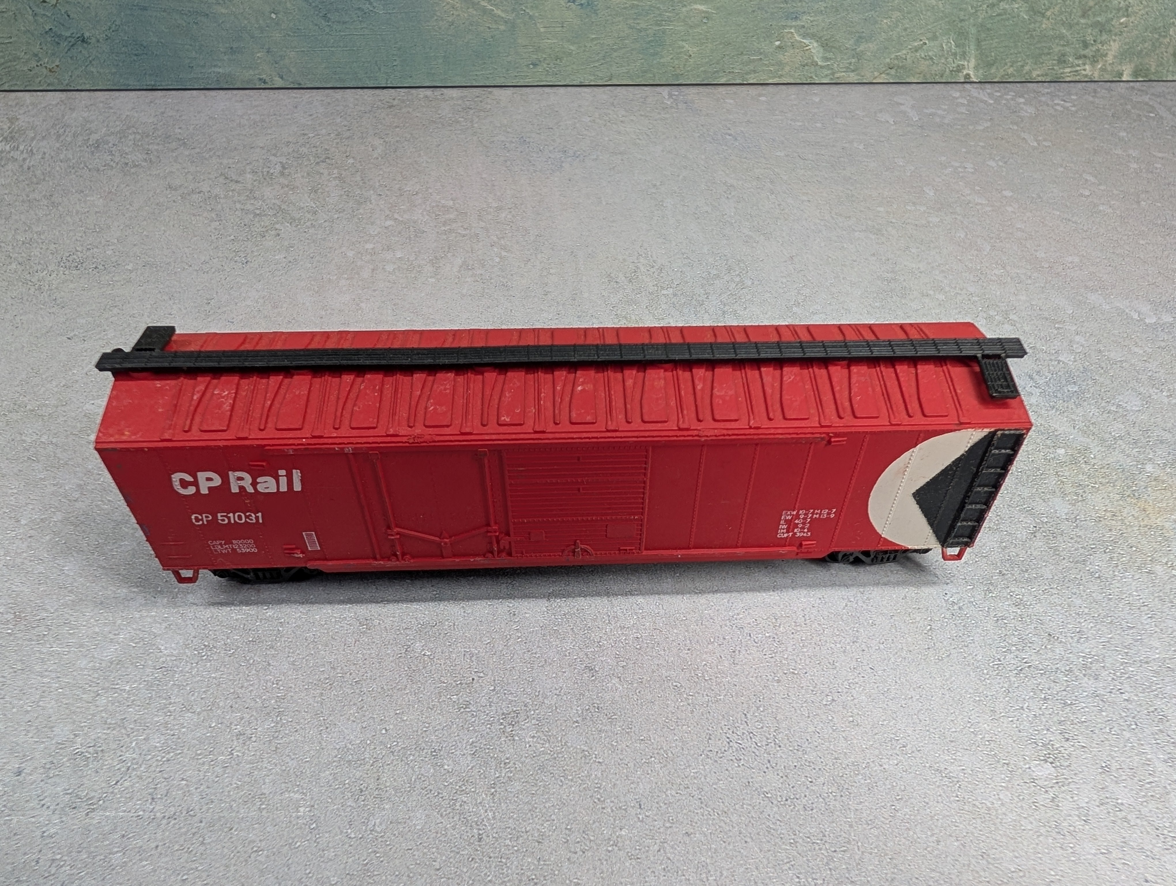 USED AHM HO Scale 40' Box Car Canadian Pacific CP #51031