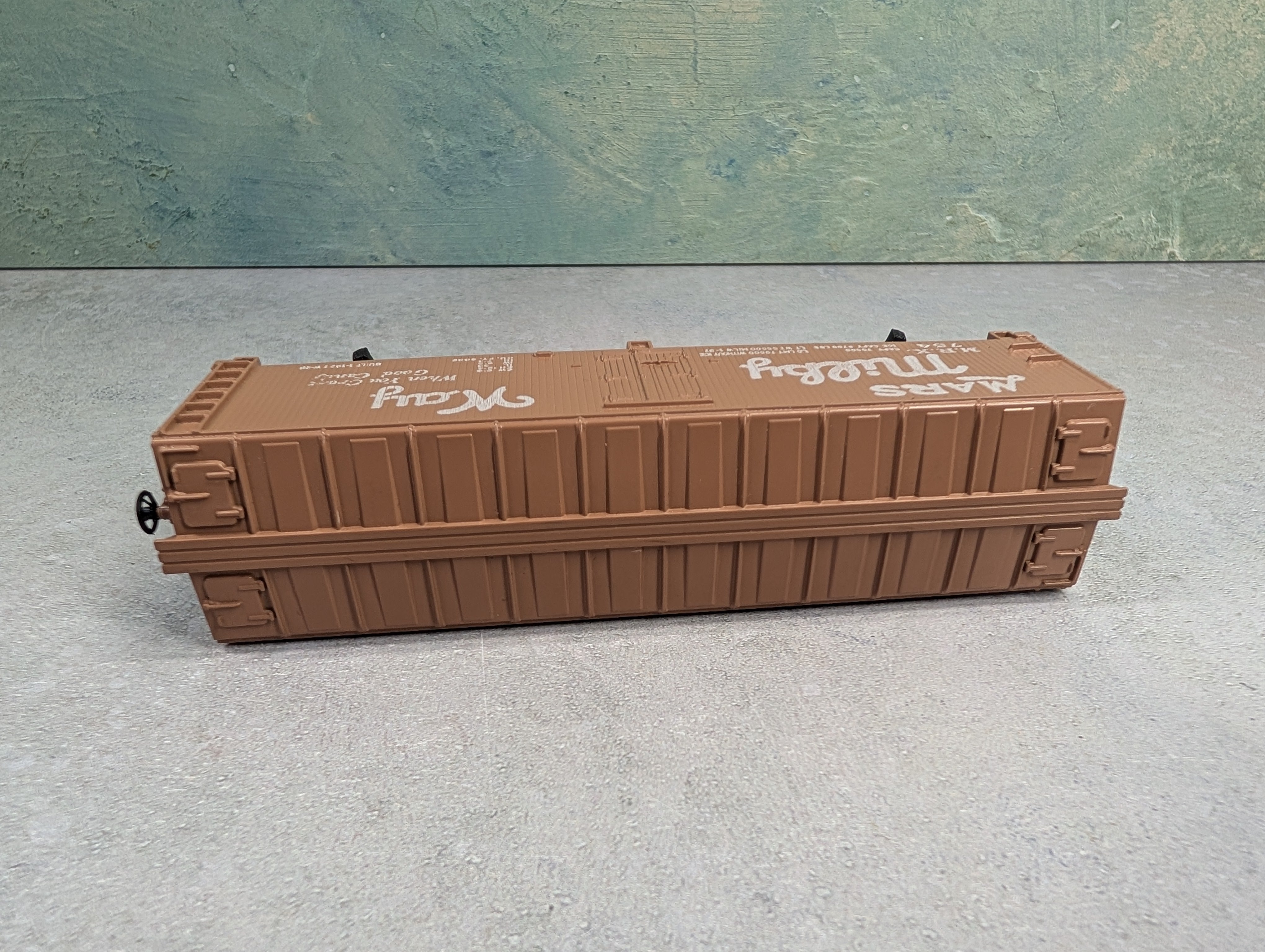 USED Mantua HO Scale 40' Wooden Reefer Box Car Mars Milky Way MRX #754