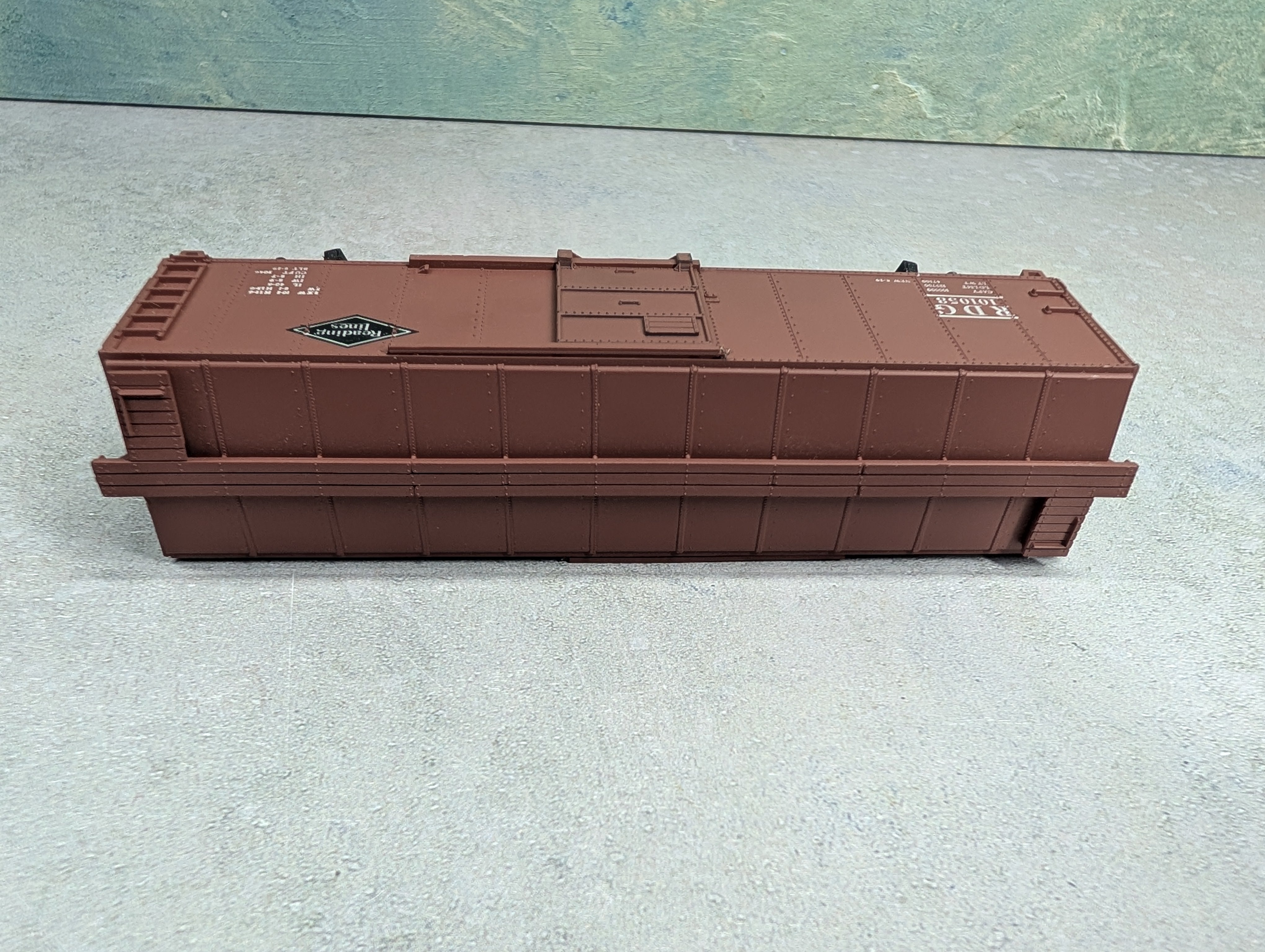 USED TRAIN MINIATURE HO Scale 40' Box Car Reading RDG #101058