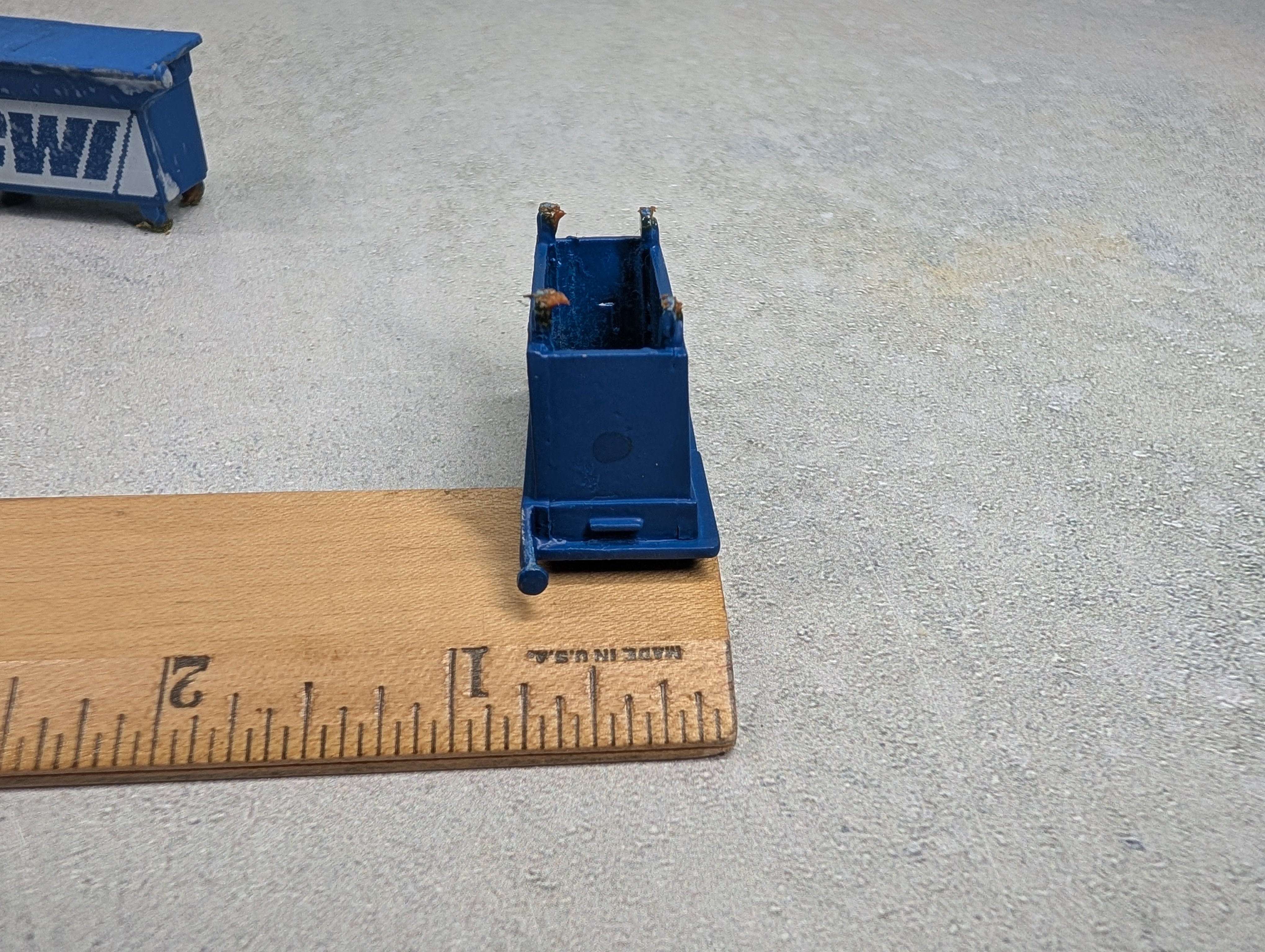 USED O Lot of Blue Metal Dumpsters (5 pcs)