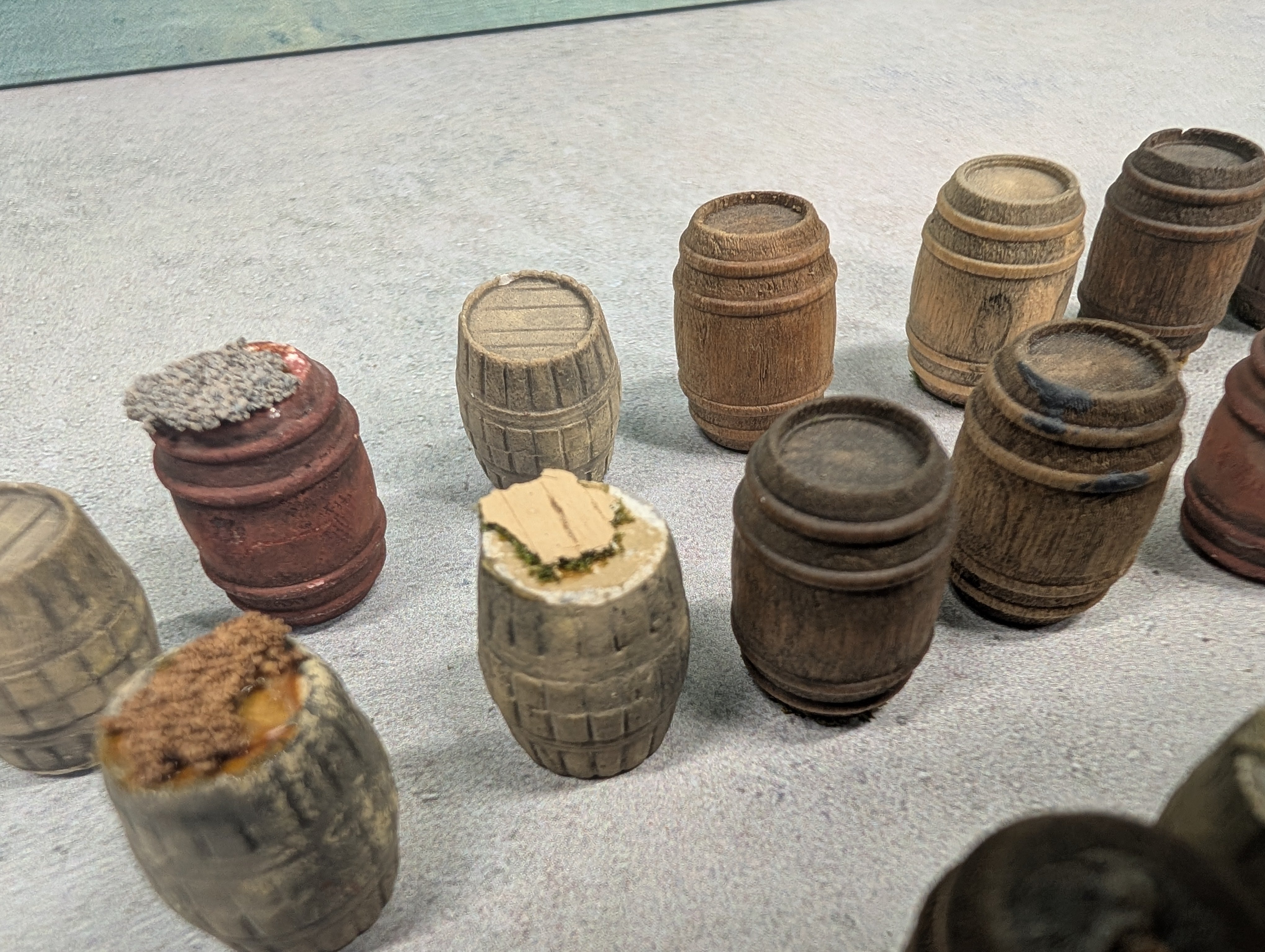 USED O Lot of Wooden Barrels (37 pcs)